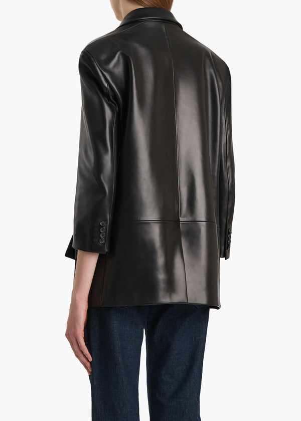 PALTO JACKET BLACK LEATHER 62311012 200 C