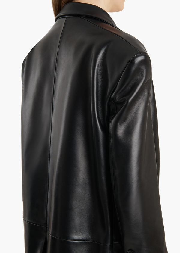PALTO JACKET BLACK LEATHER 62311012 200 E
