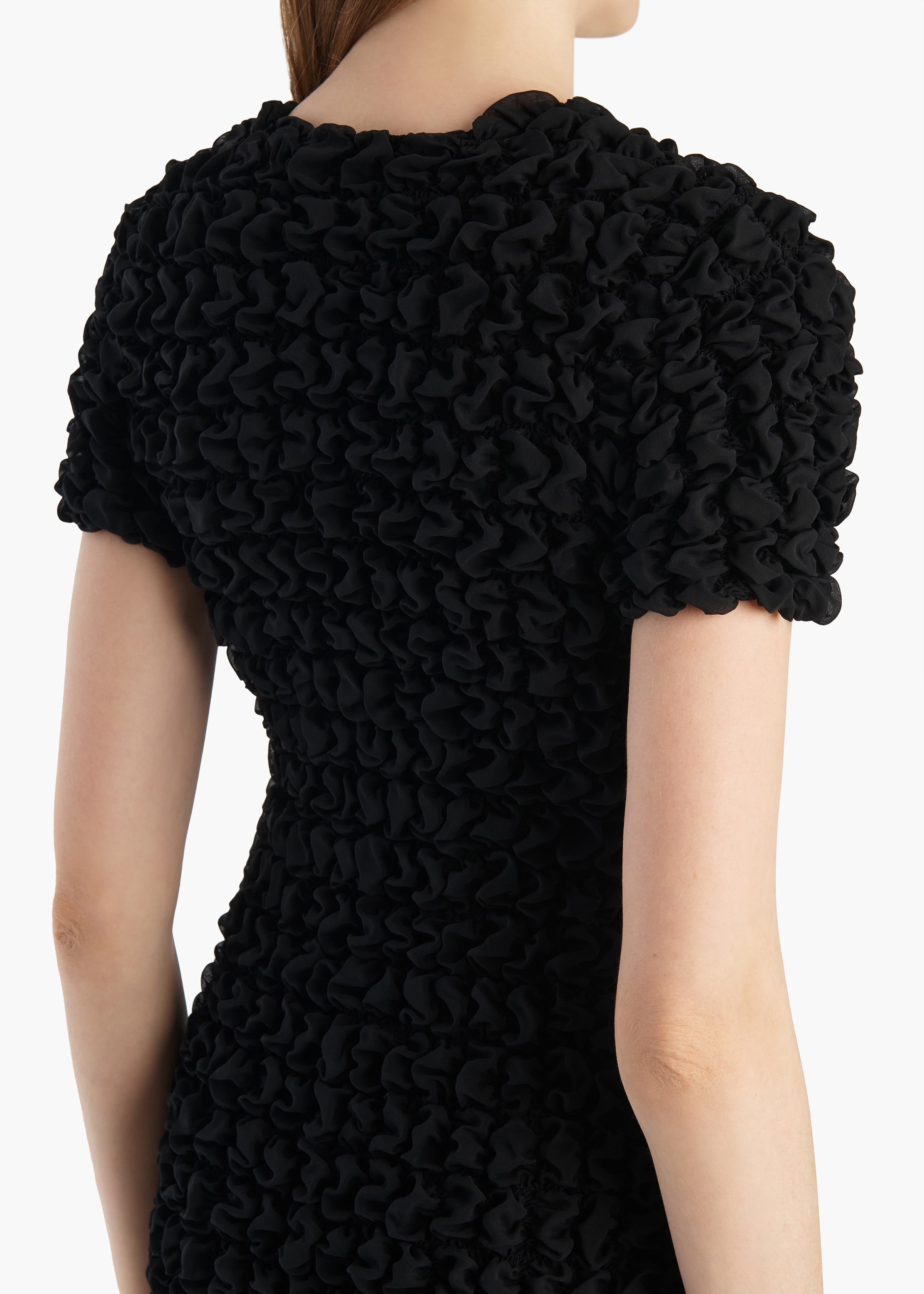 Perry Dress in Black Silk