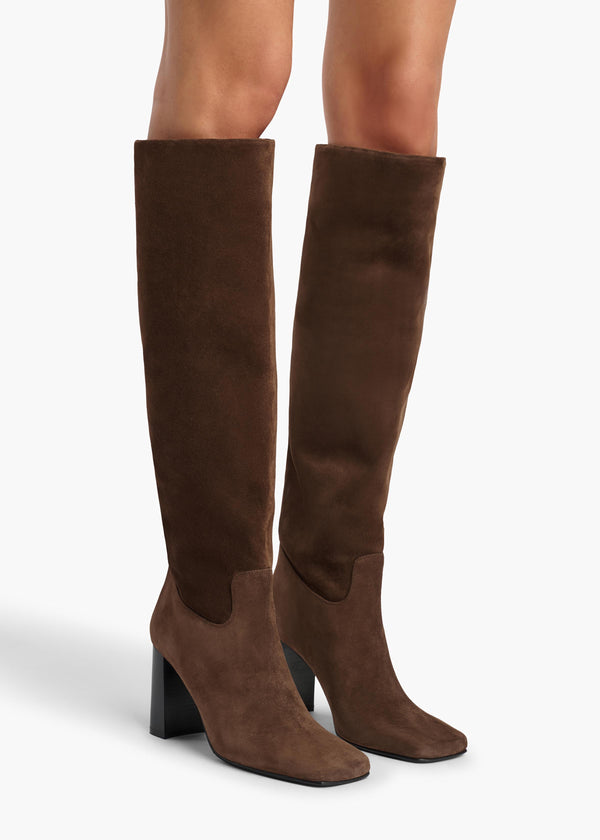 PETRA KNEE HIGH BOOT 85 DARK BROWN F1140 726 893 E