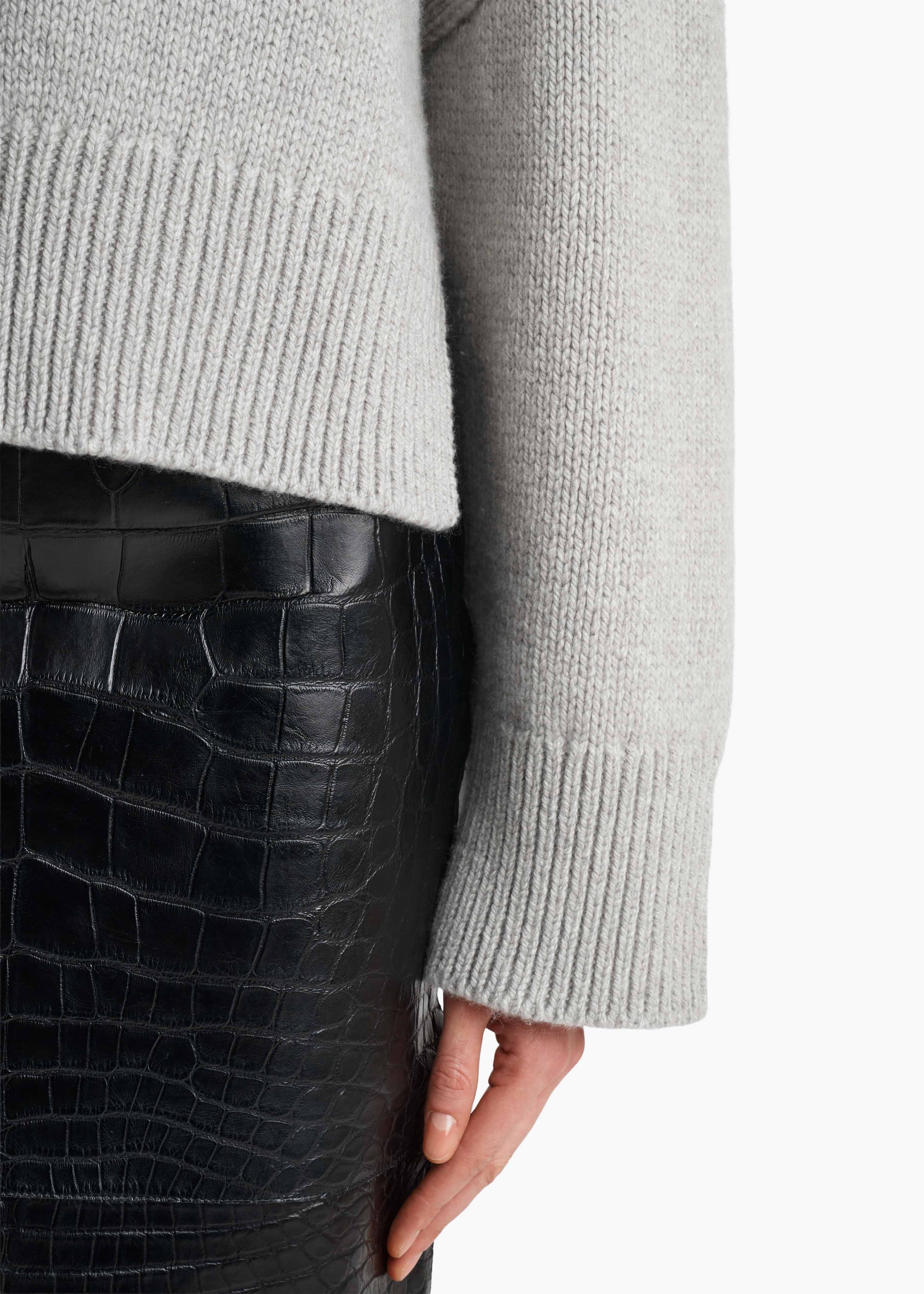 KHAITE  - Phelps Sweater in Pewter
