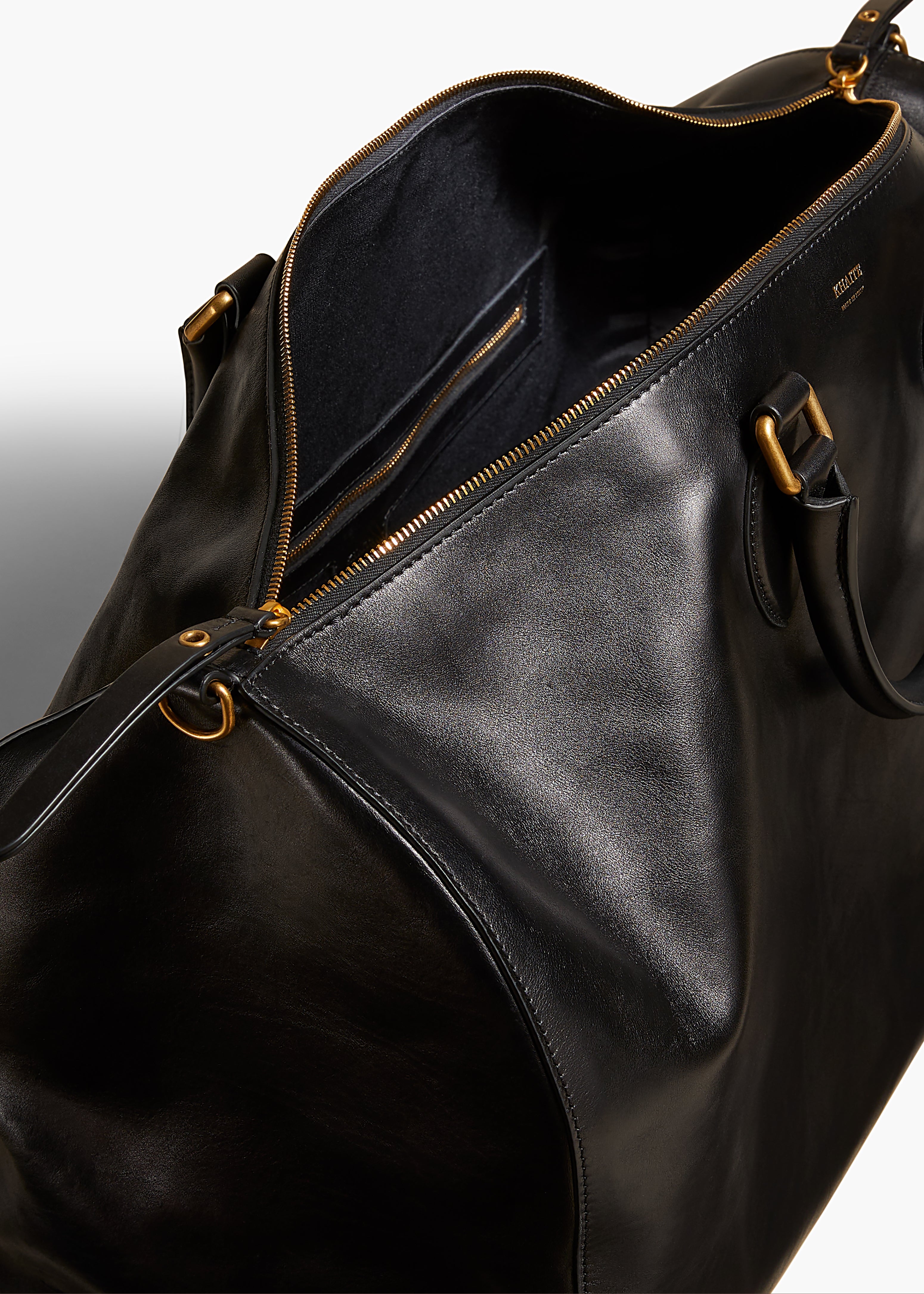 PIERRE HANDBAG IN BLACK LEATHER DETAILED VIEW