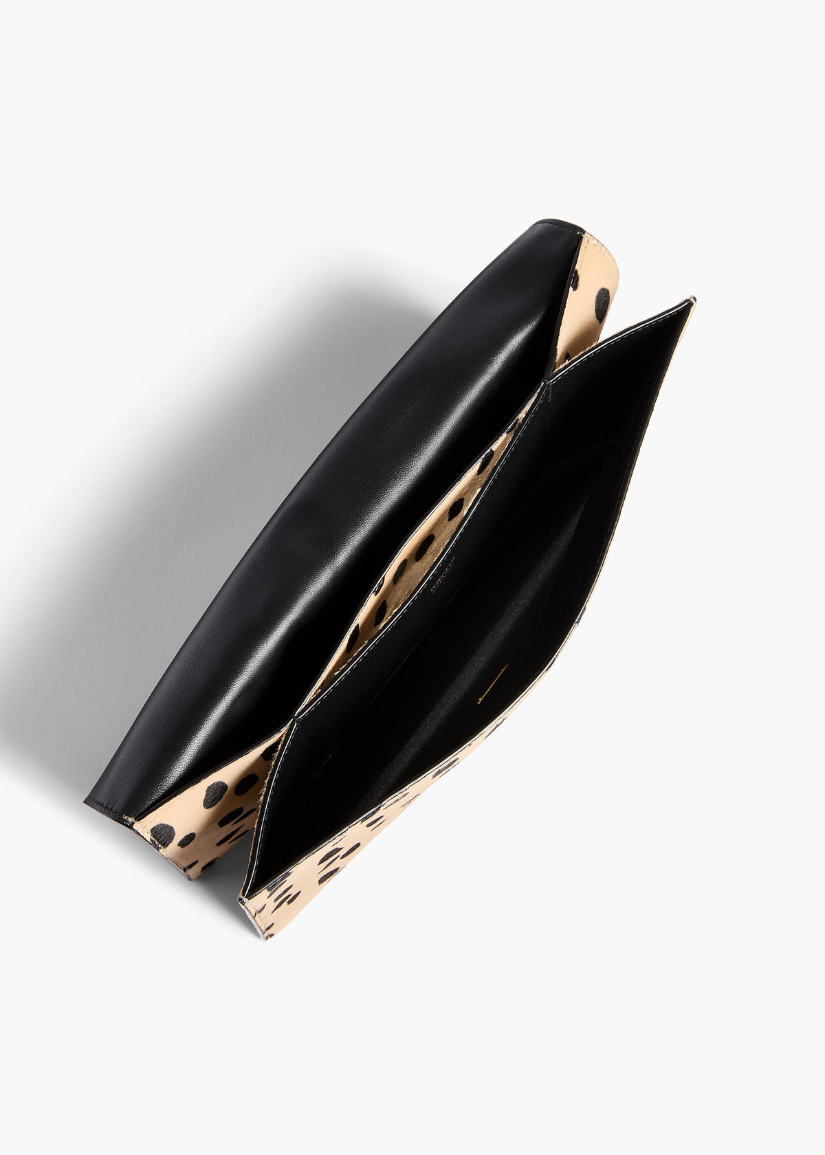 KHAITE  - Piper Clutch in Spotted Haircalf