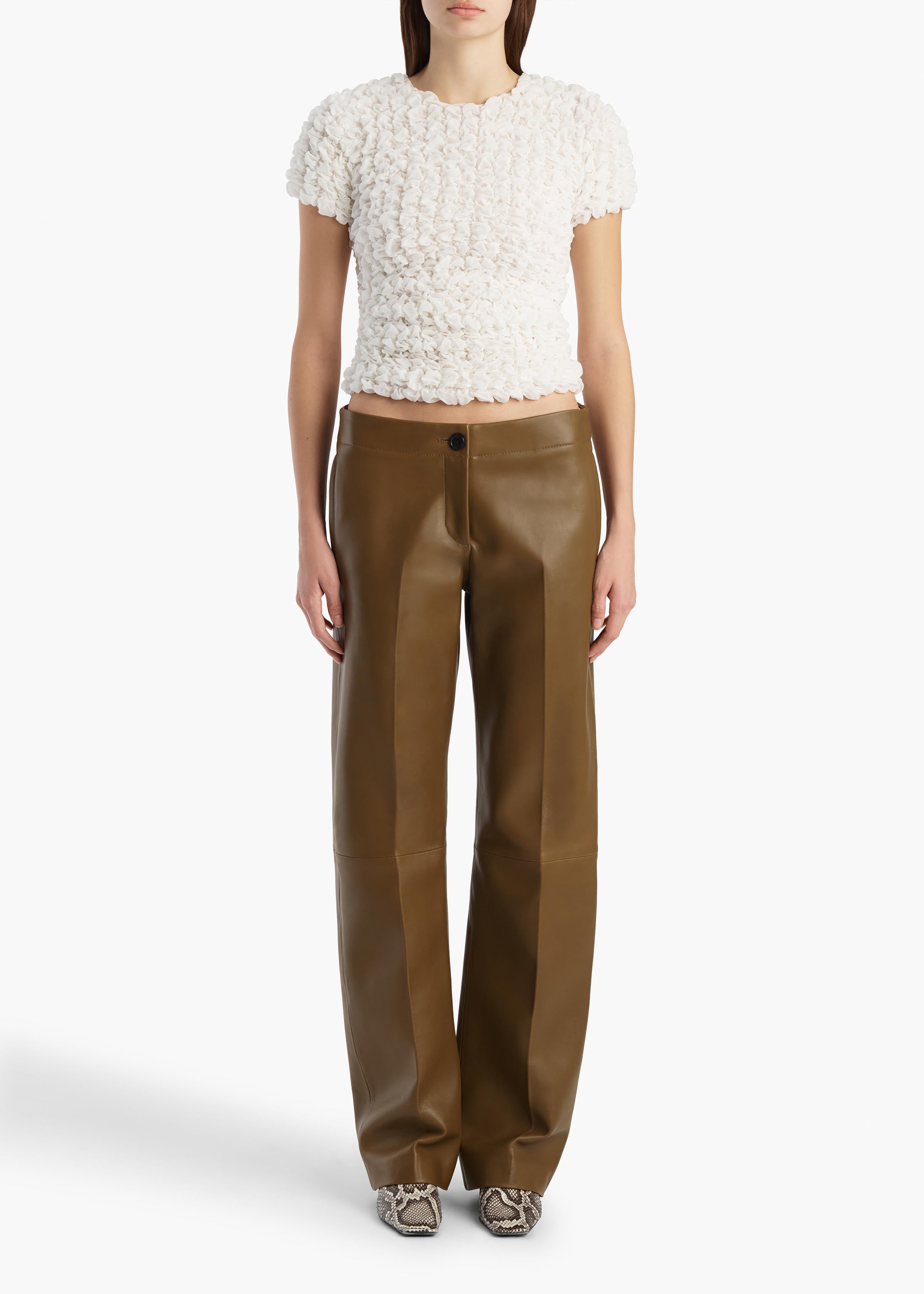 Polly Top in Chalk