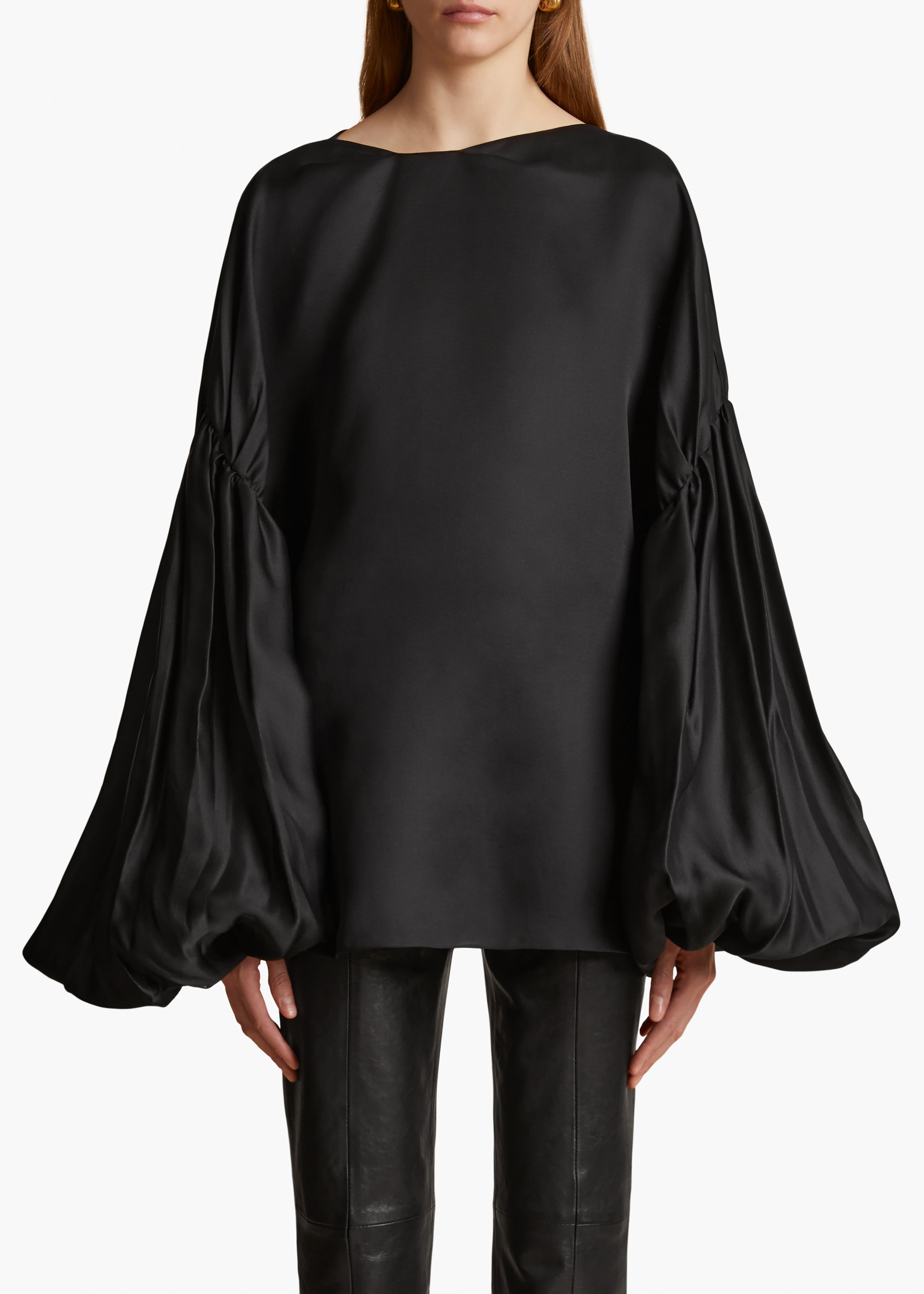 KHAITE LLC - Quico Top in Black