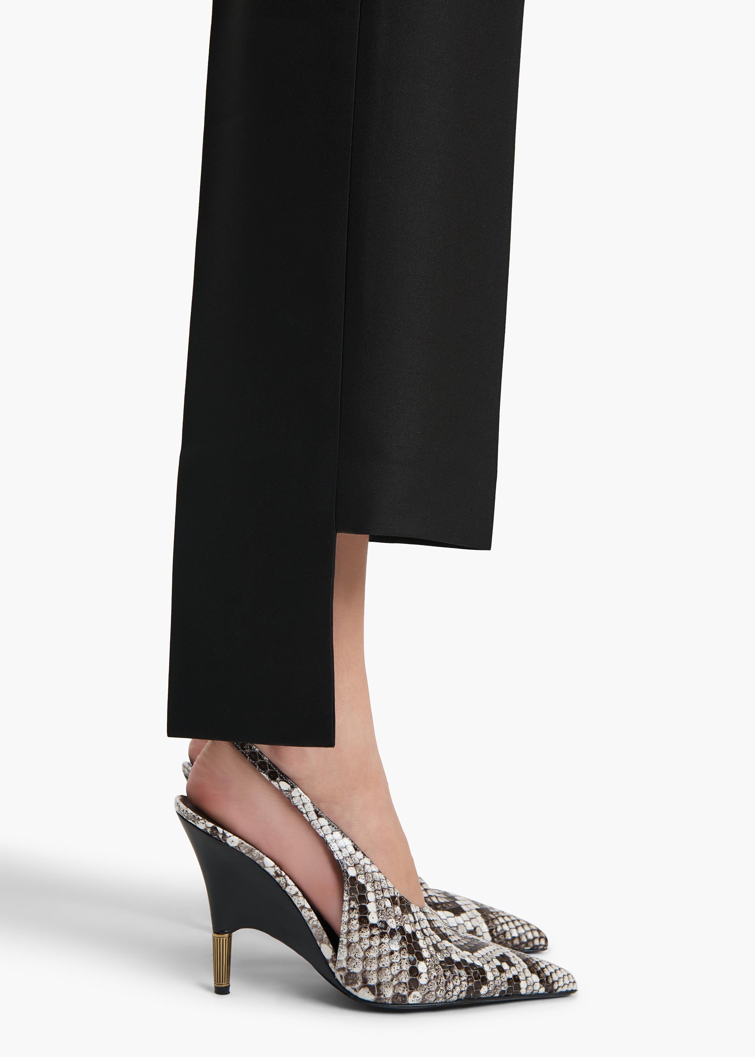 RAE PANT BLACK WOOL 3192582 200 D