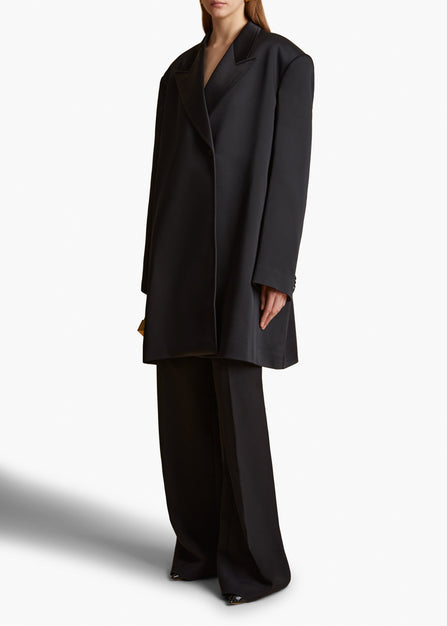 BACALL PANT IN BLACK STYLED VIEW