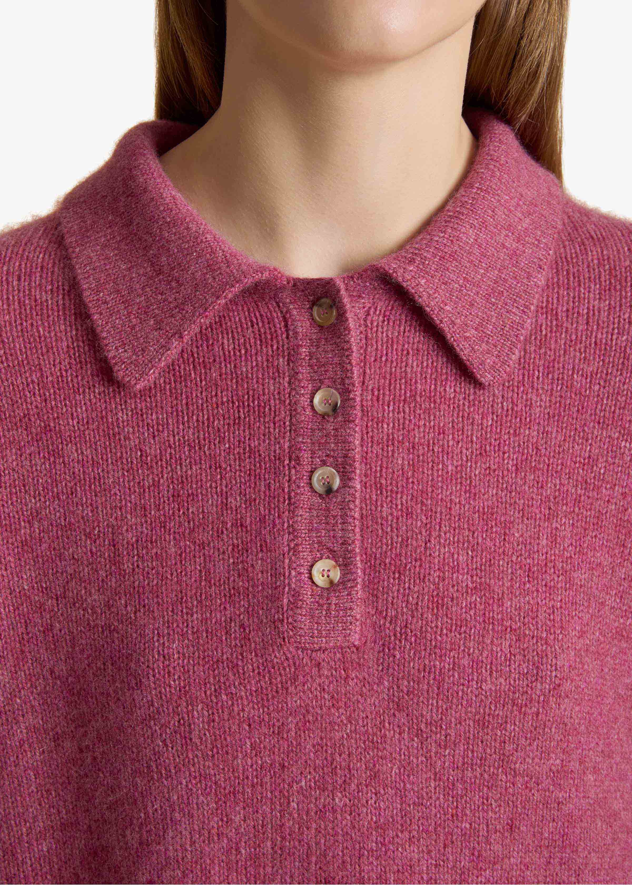 Rene Sweater in Amaranth DETAILED VIEW 2