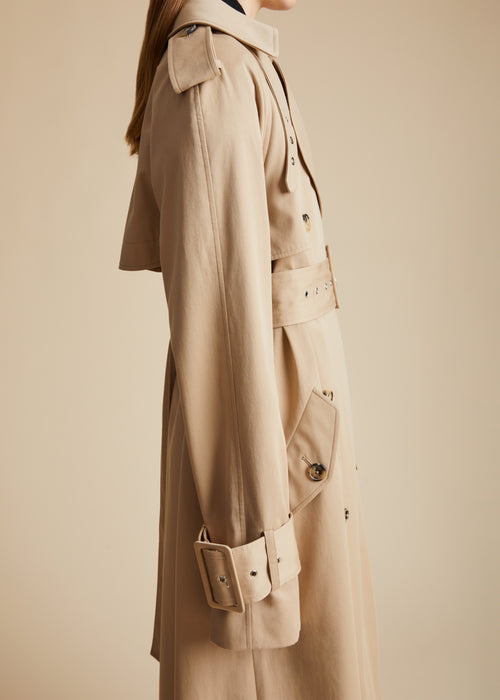 The Rennie Trench in Beige