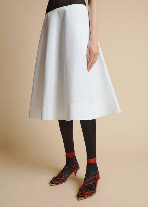 The Renta Skirt in White