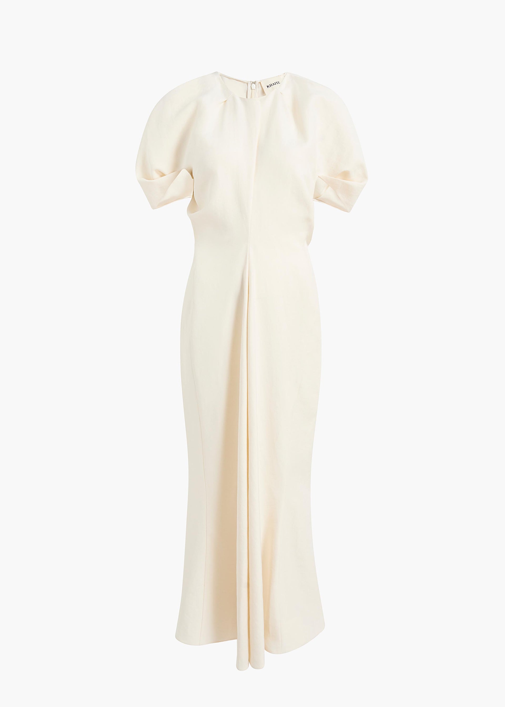Khaite Women's Ria Linen-Blend Maxi Dress - Cream