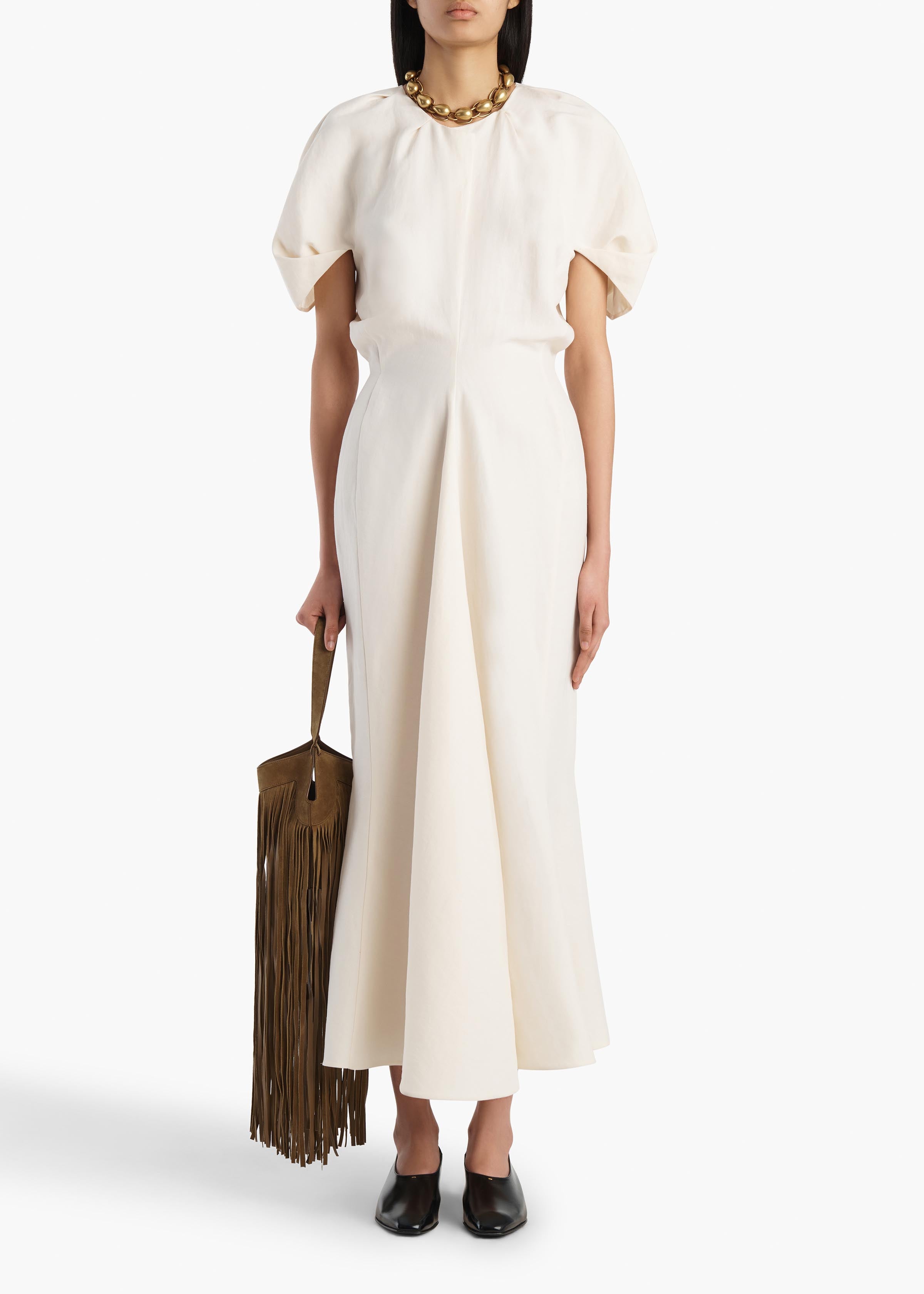 Ria Dress in Cream