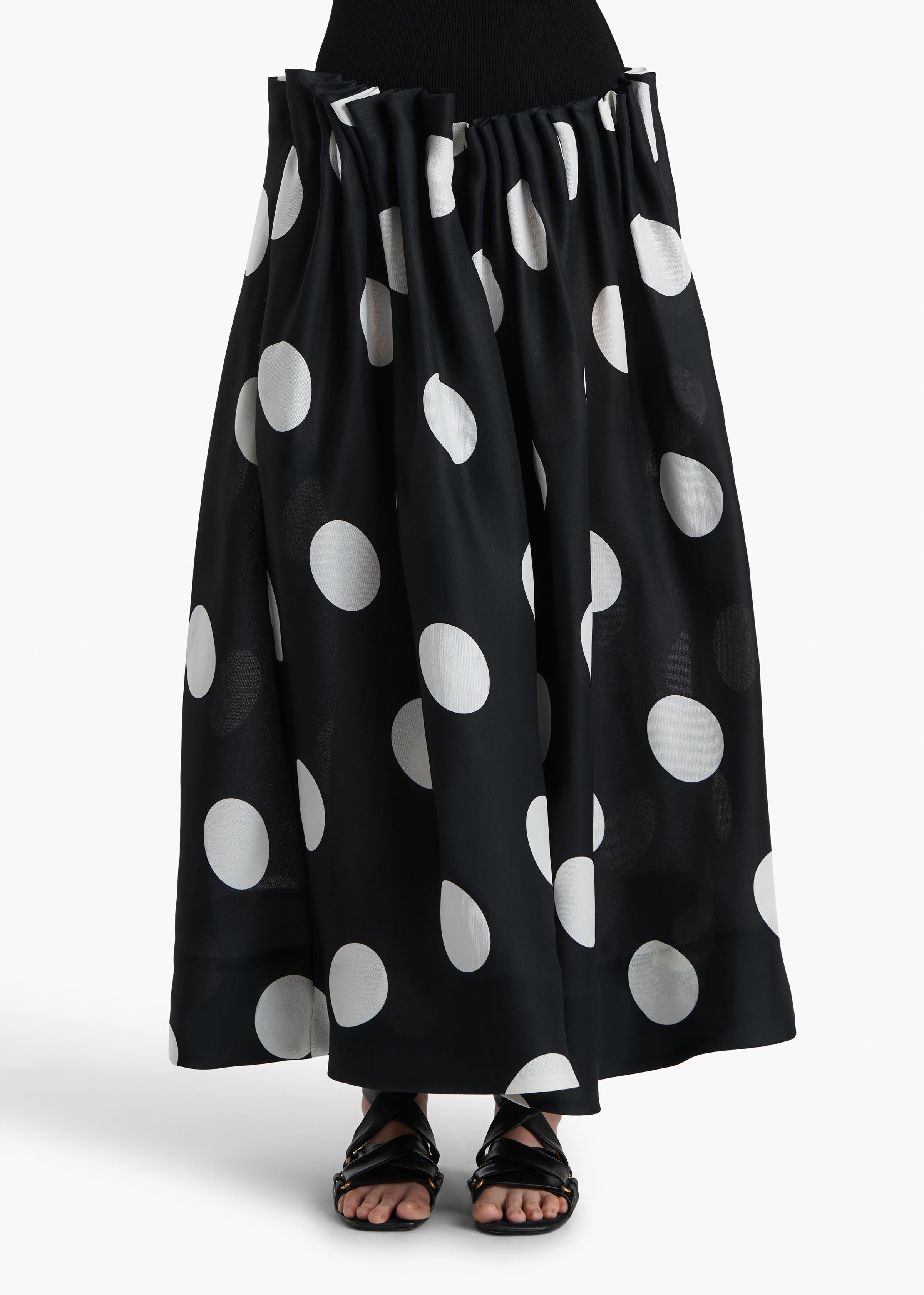 RILEY SKIRT LARGE DOT BLACK 41823020 661 B