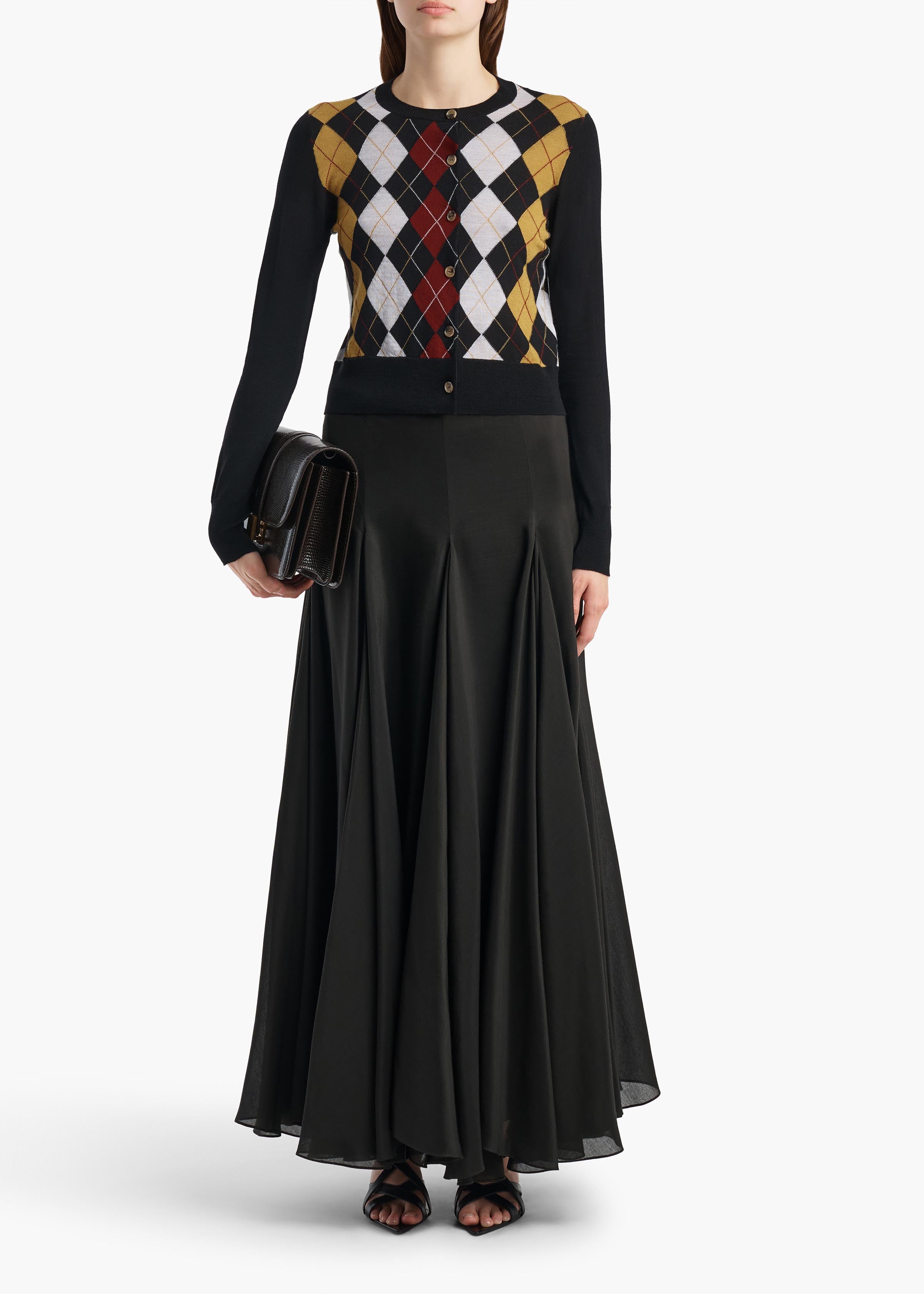 RITA CARDIGAN BLACK MULTI 18362551 283 A STYLED
