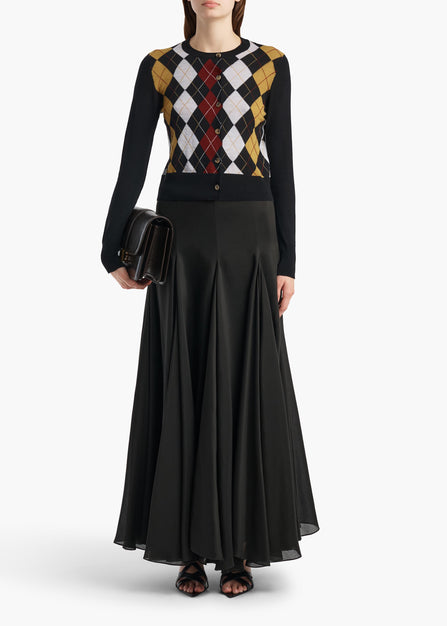 RITA CARDIGAN BLACK MULTI 18362551 283 A STYLED