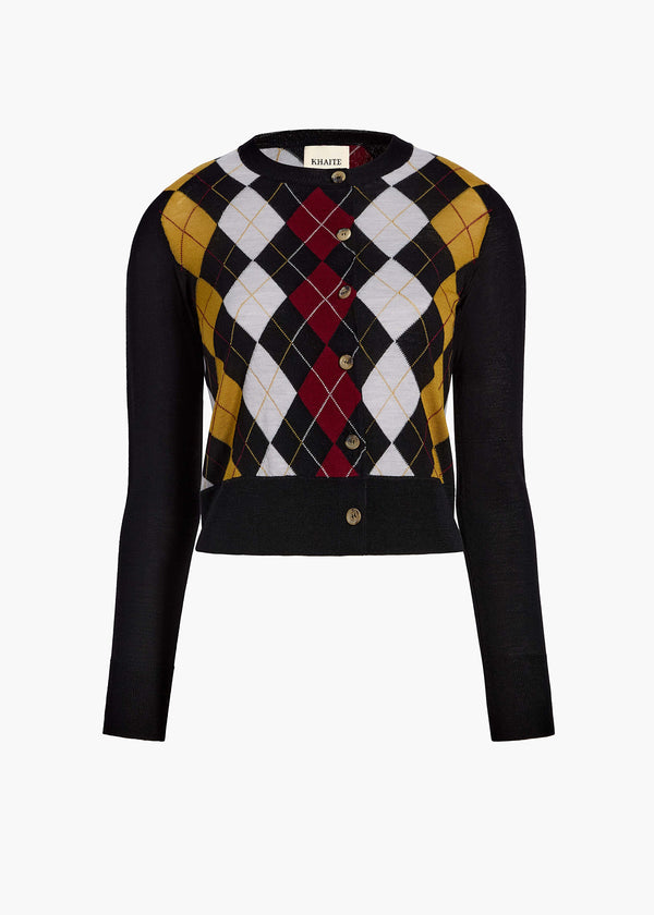 RITA CARDIGAN BLACK MULTI 18362551 283 GHOST