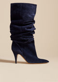 The River Knee-High Boot in Midnight Suede