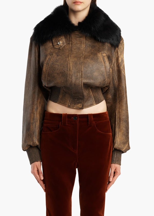 ROCCO JACKET DARK BROWN 6265787 950 B