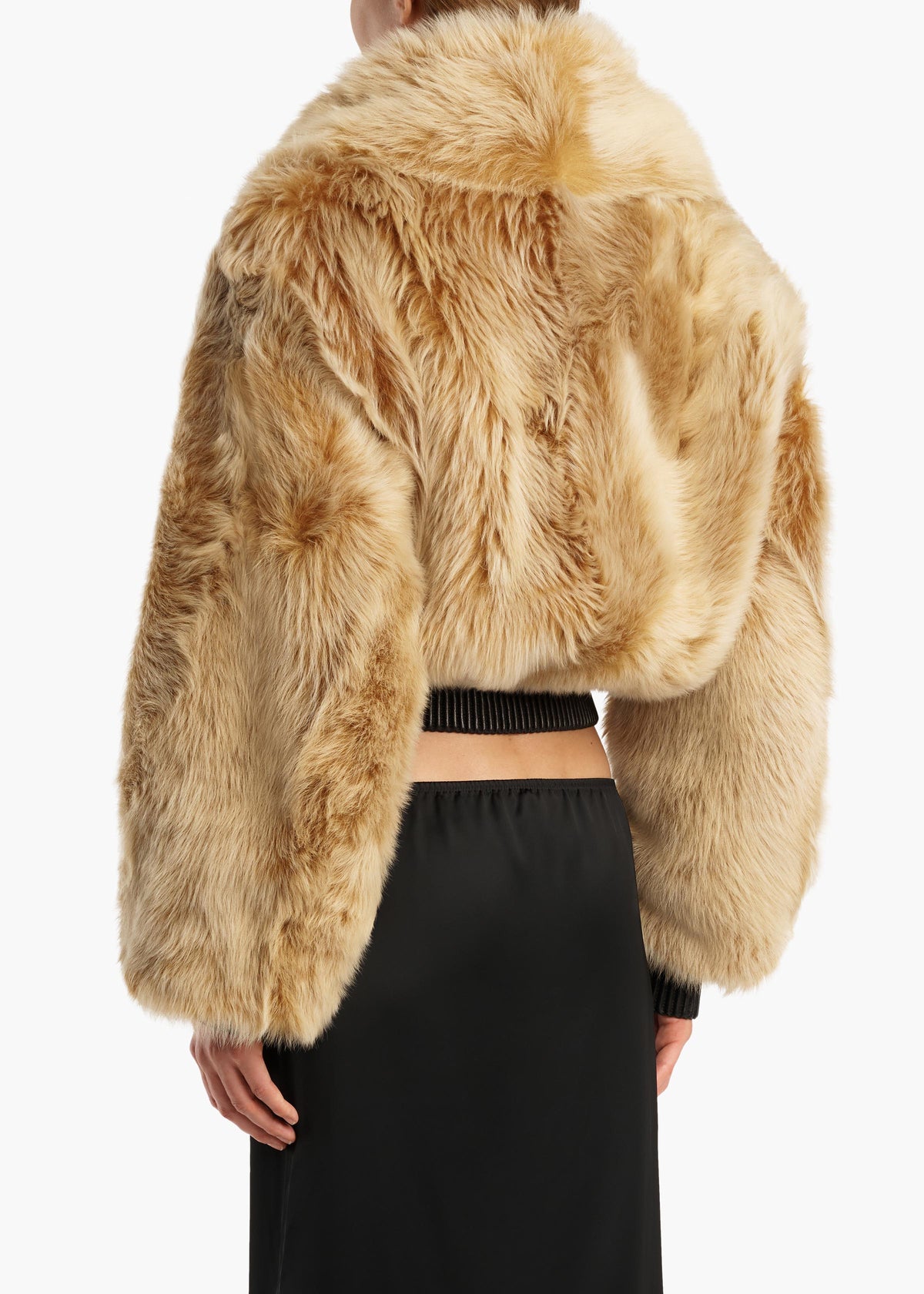 KHAITE  - Rocco Jacket in Golden Rye Shearling