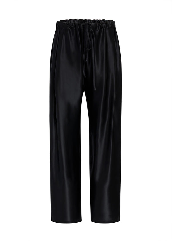 ROHEN PANT BLACK SATIN 31934225 200 GHOST