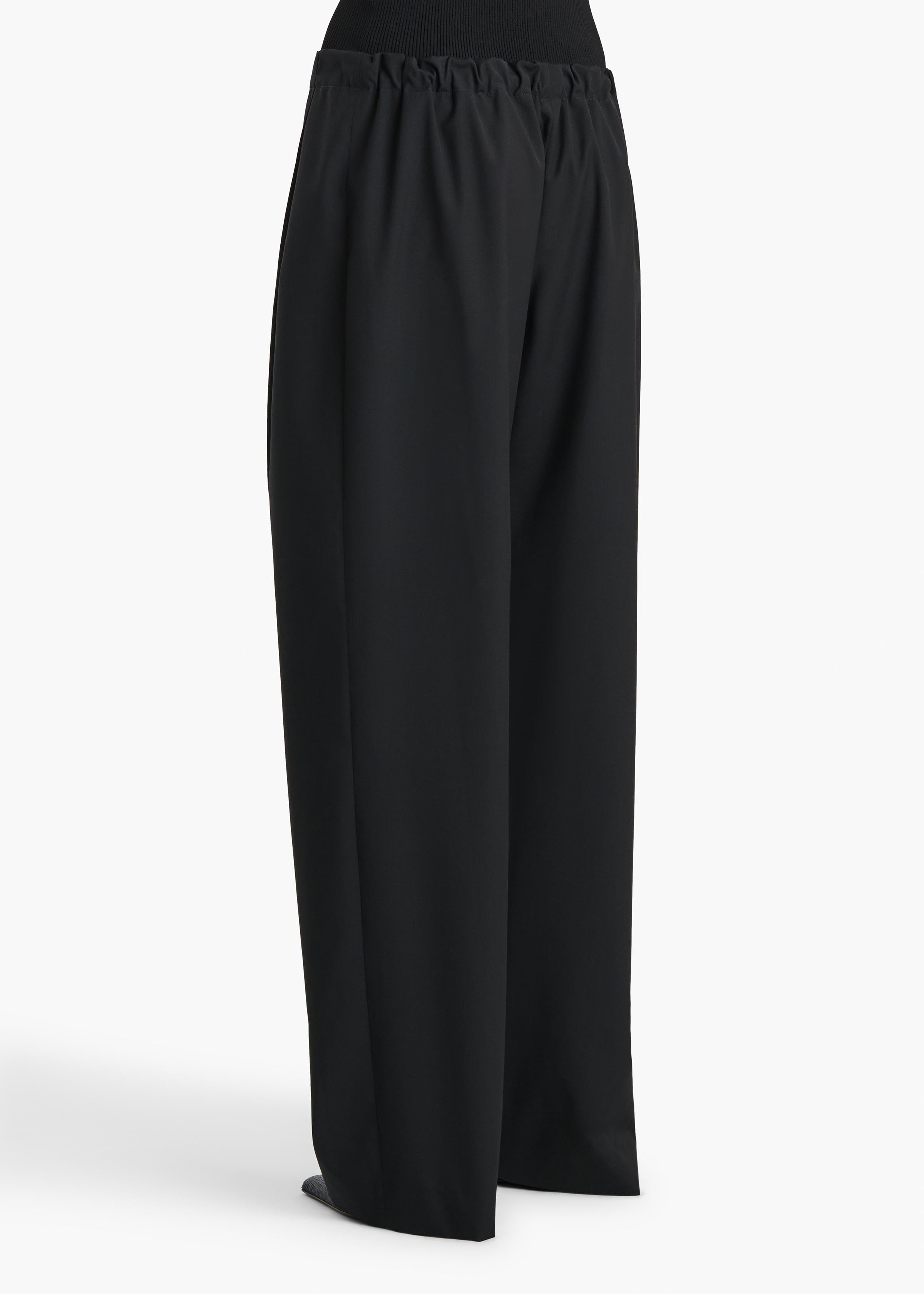 ROHEN PANT BLACK WOOL 3193735 200 C