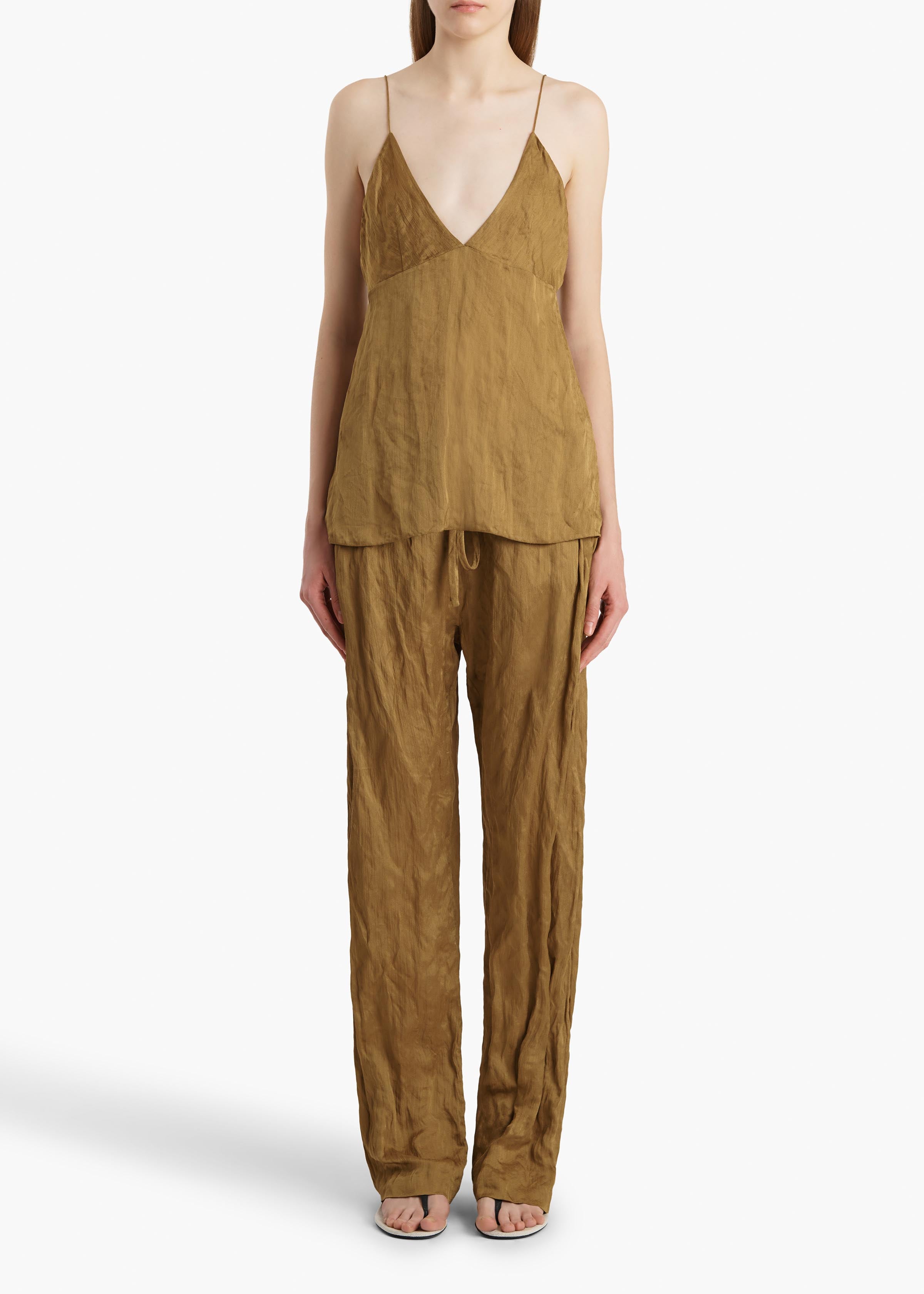 Rohen Pant in Golden Ochre – KHAITE