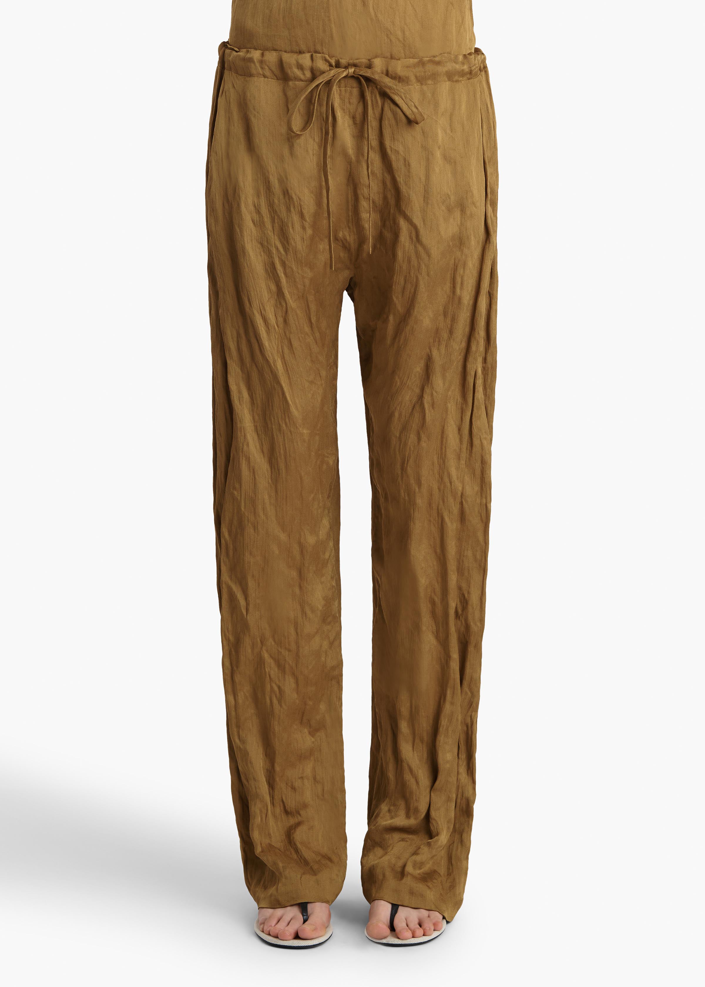 Rohen Pant in Golden Ochre – KHAITE