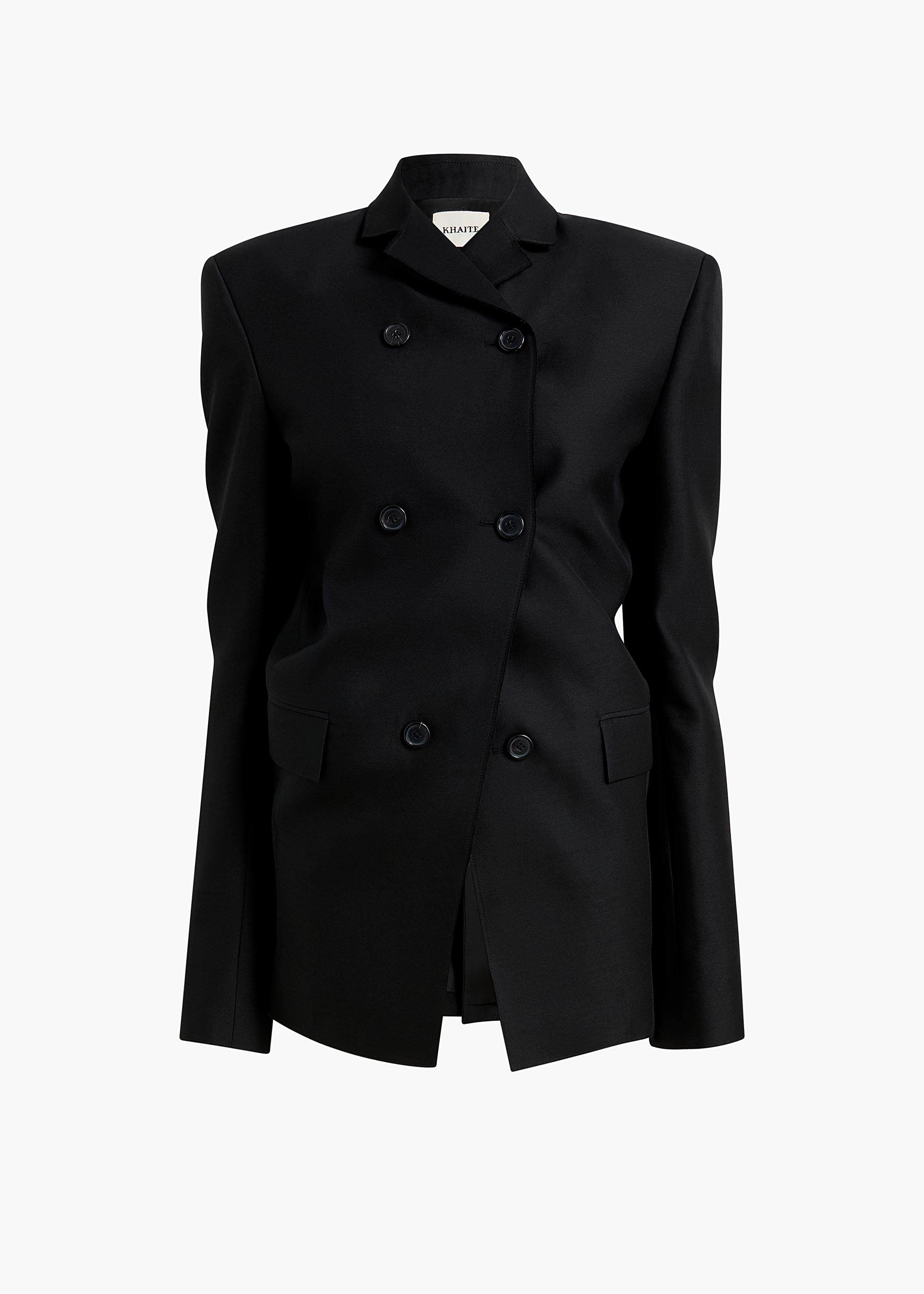 ROLO JACKET BLACK SILK CADY 6248582 200 GHOST
