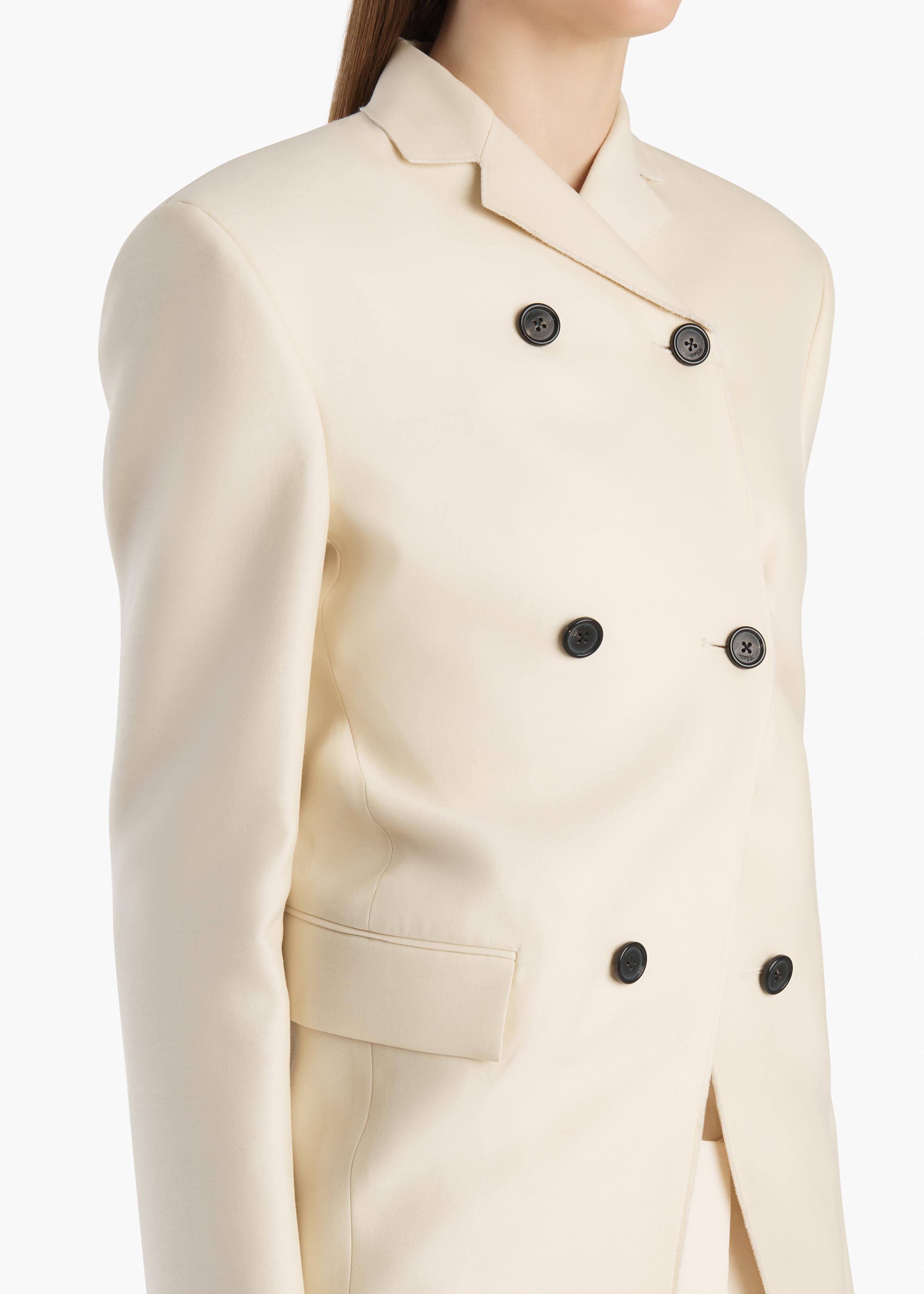 Rolo Jacket in Ivory Glow