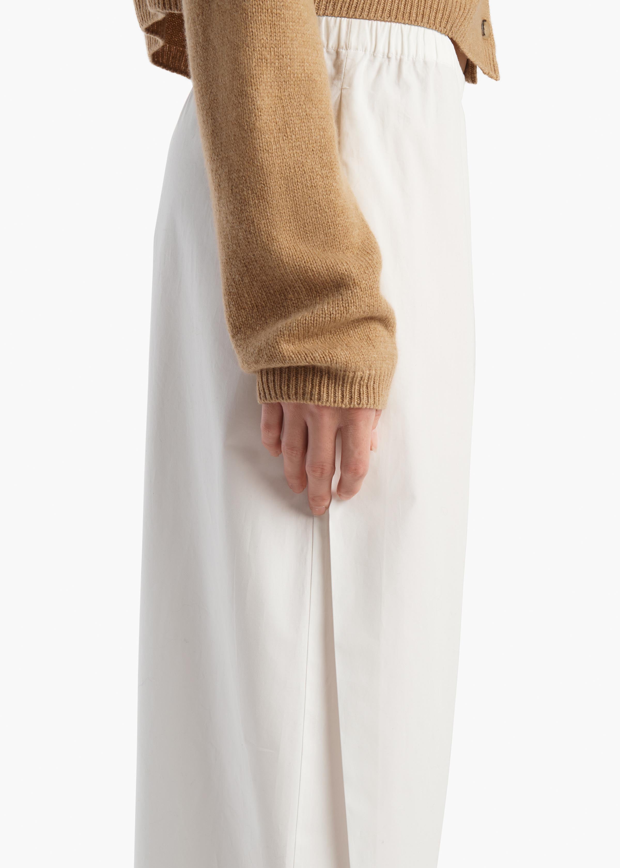 KHAITE  - Roma Pant in Chalk