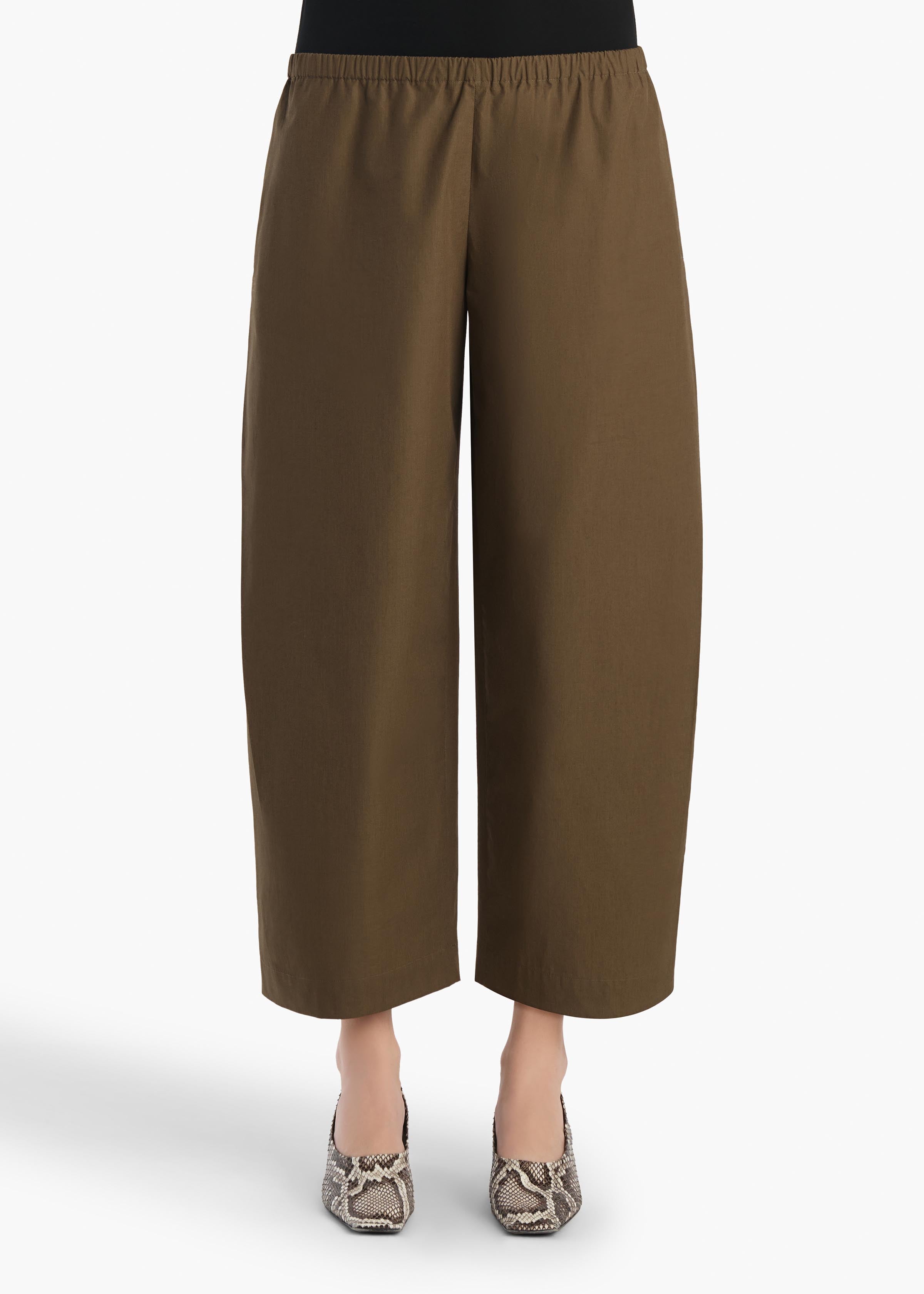 Roma Pant in Dark Olive