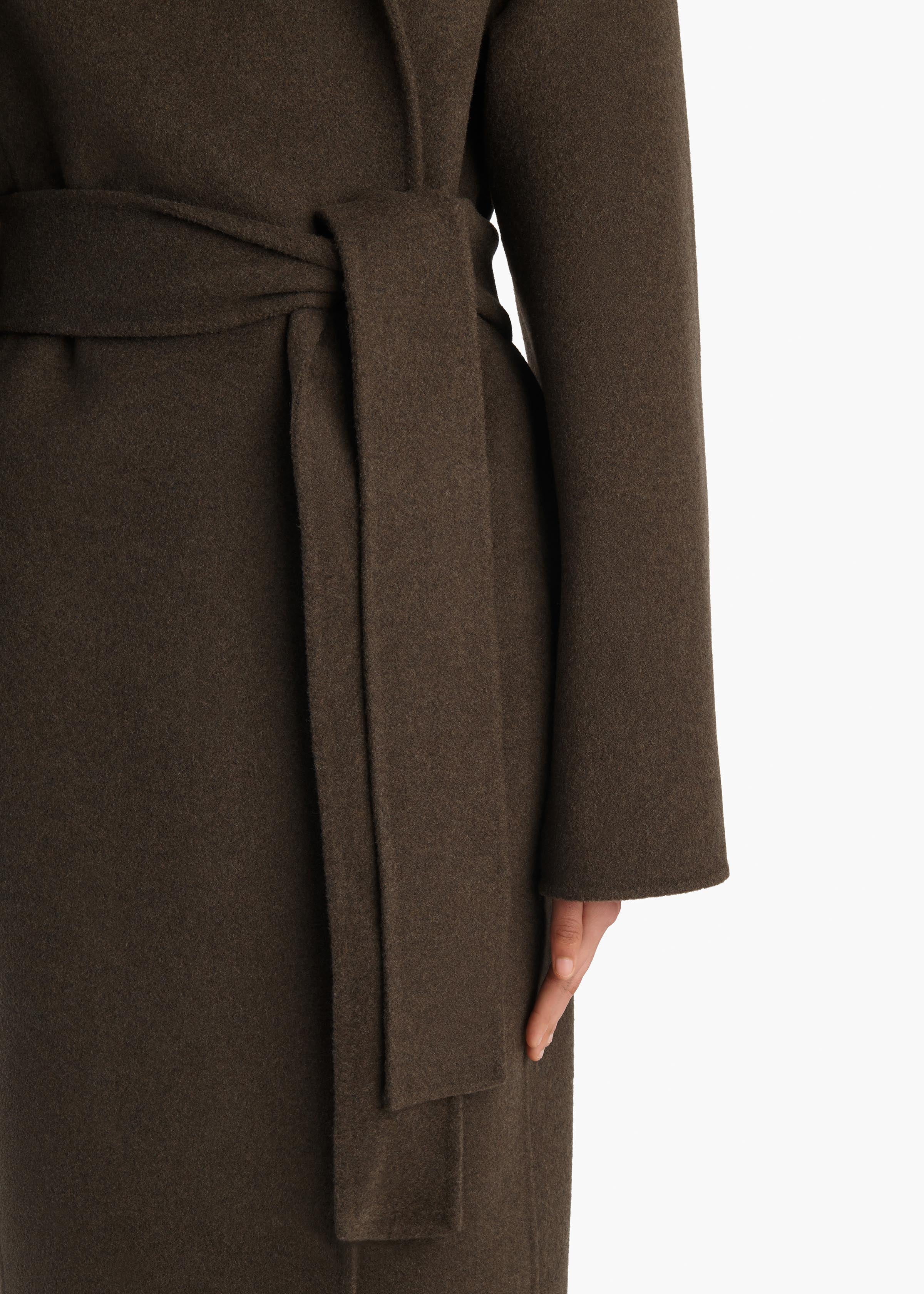 Romare Coat in Army Melange