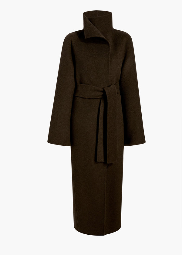 Romare Coat in Army Melange