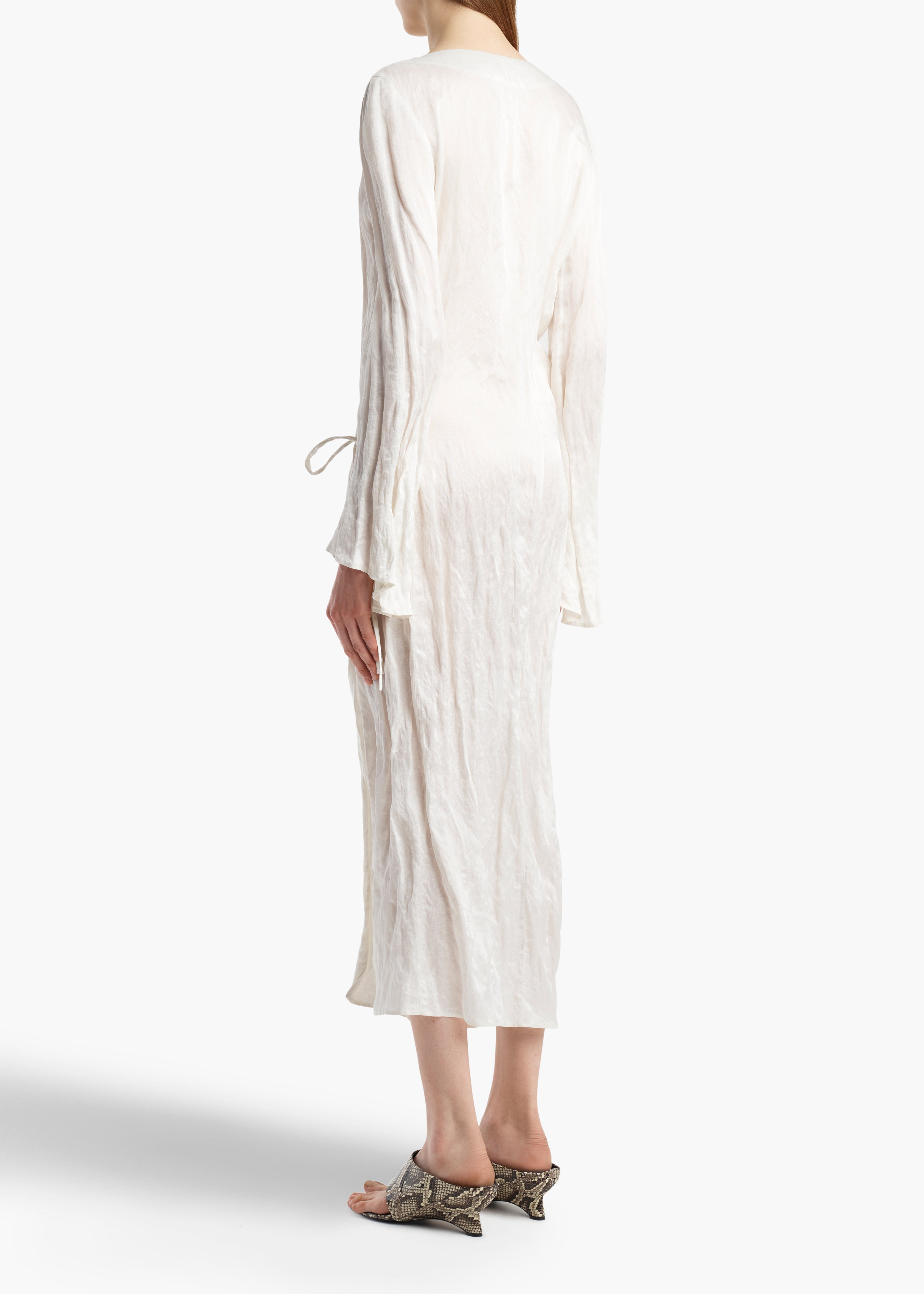 KHAITE  - Rommi Dress in Chalk