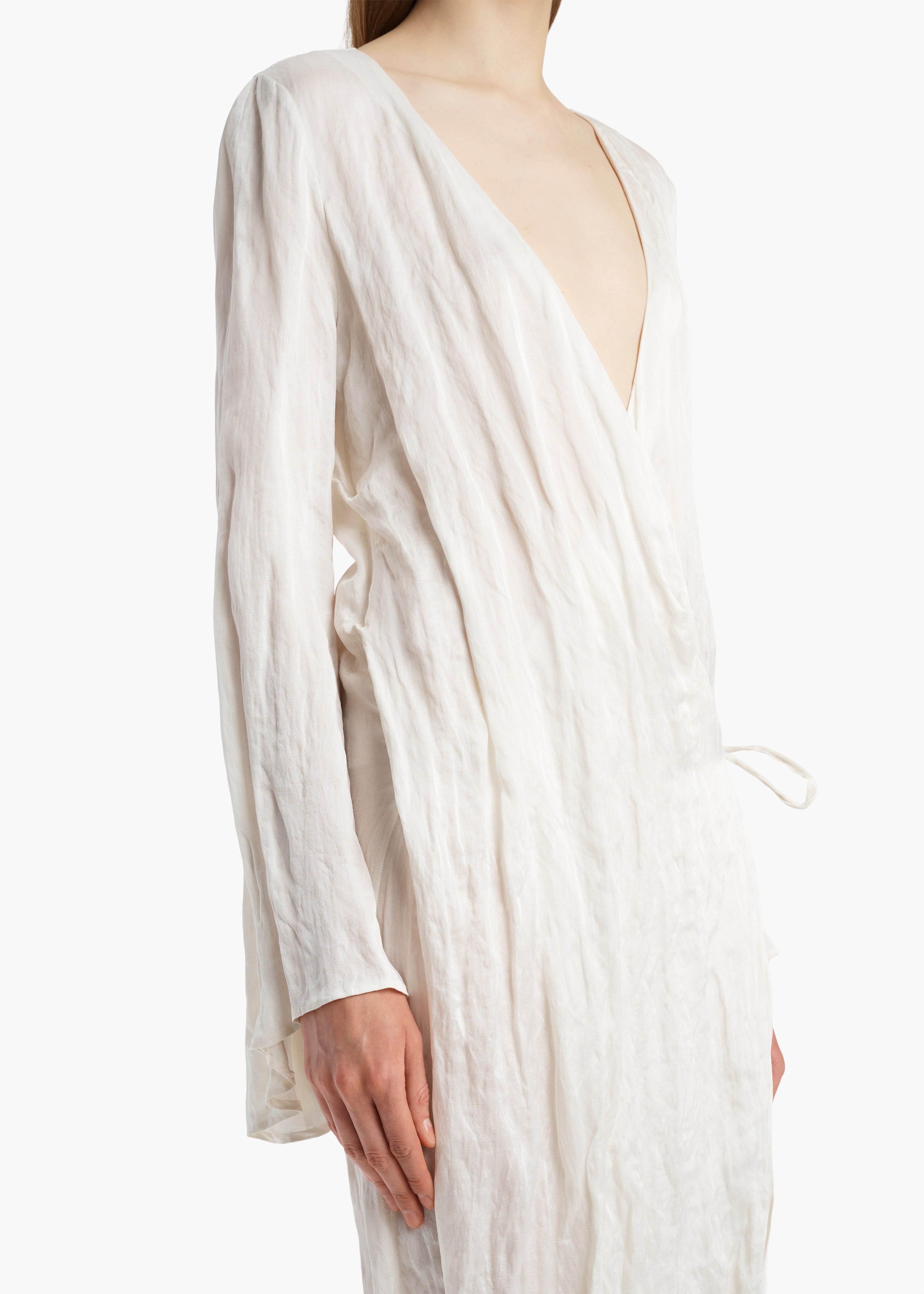 KHAITE  - Rommi Dress in Chalk