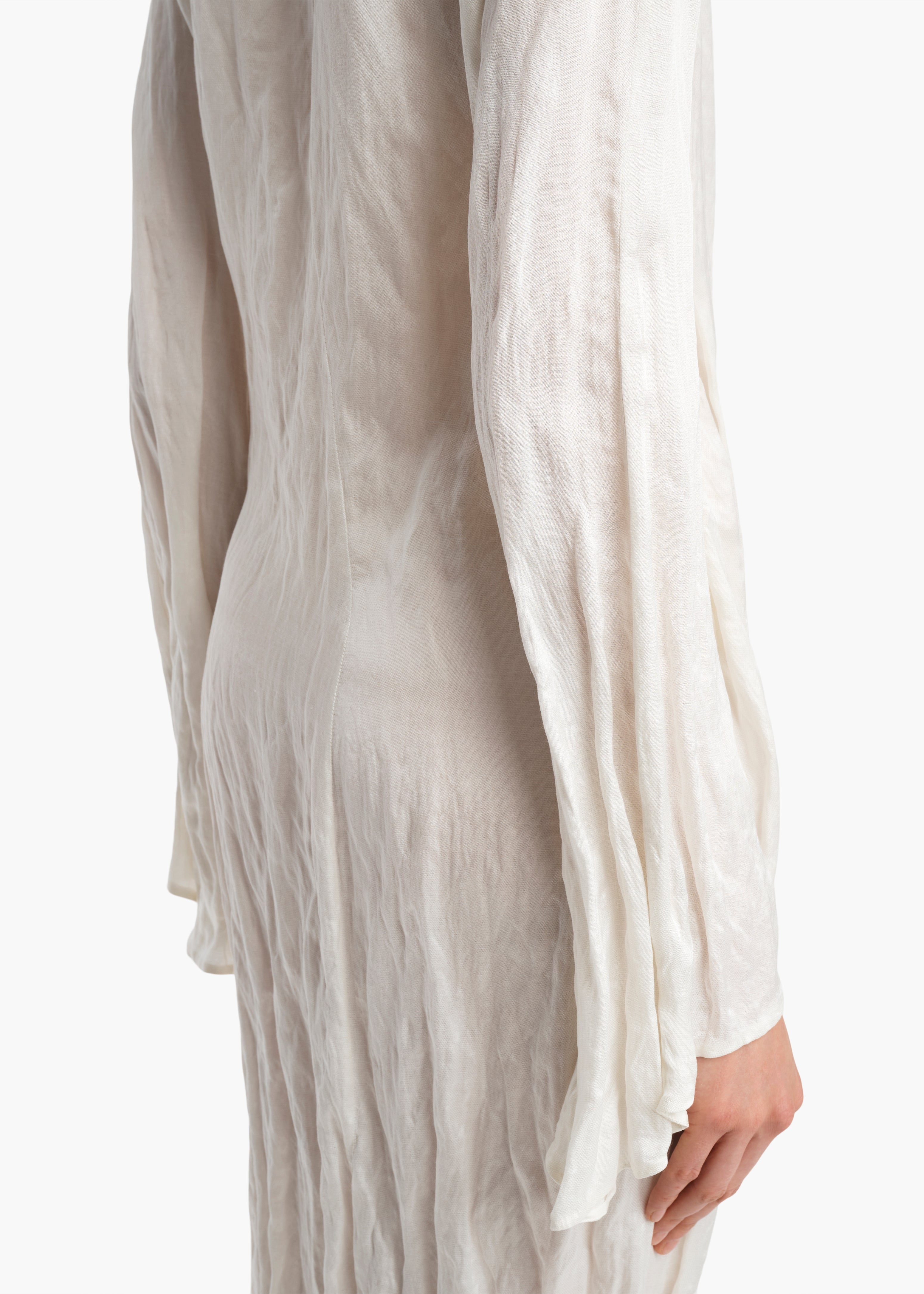 KHAITE  - Rommi Dress in Chalk