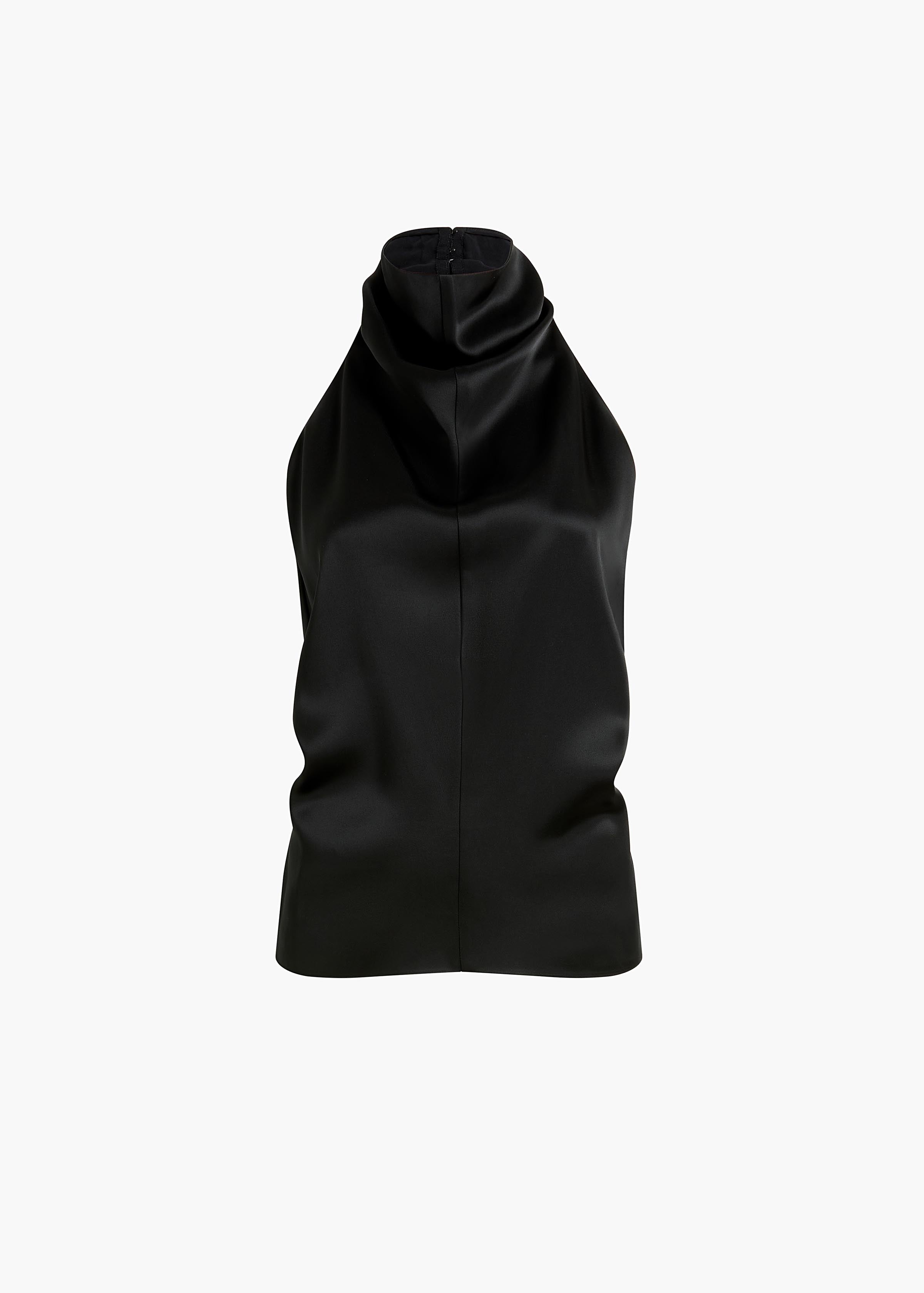 RONE TOP BLACK SATIN 24874120 200 GHOST