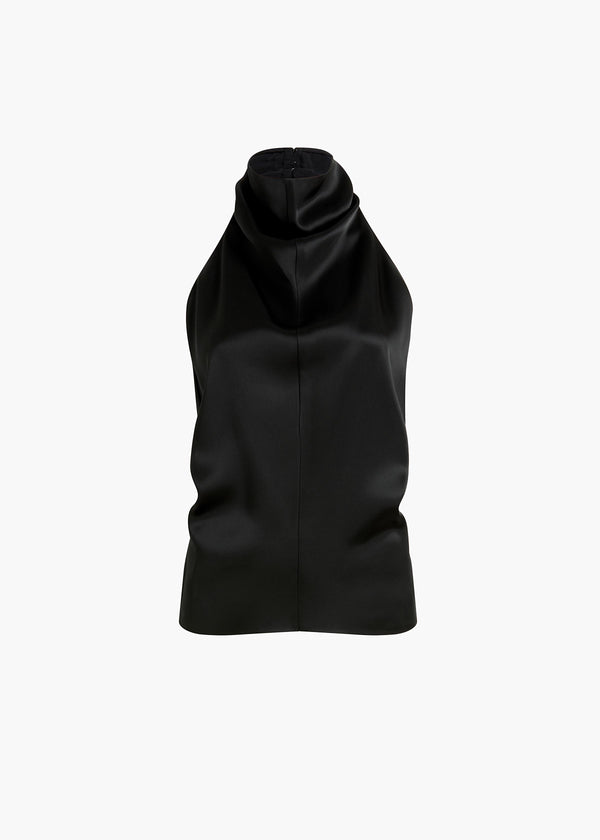 RONE TOP BLACK SATIN 24874120 200 GHOST