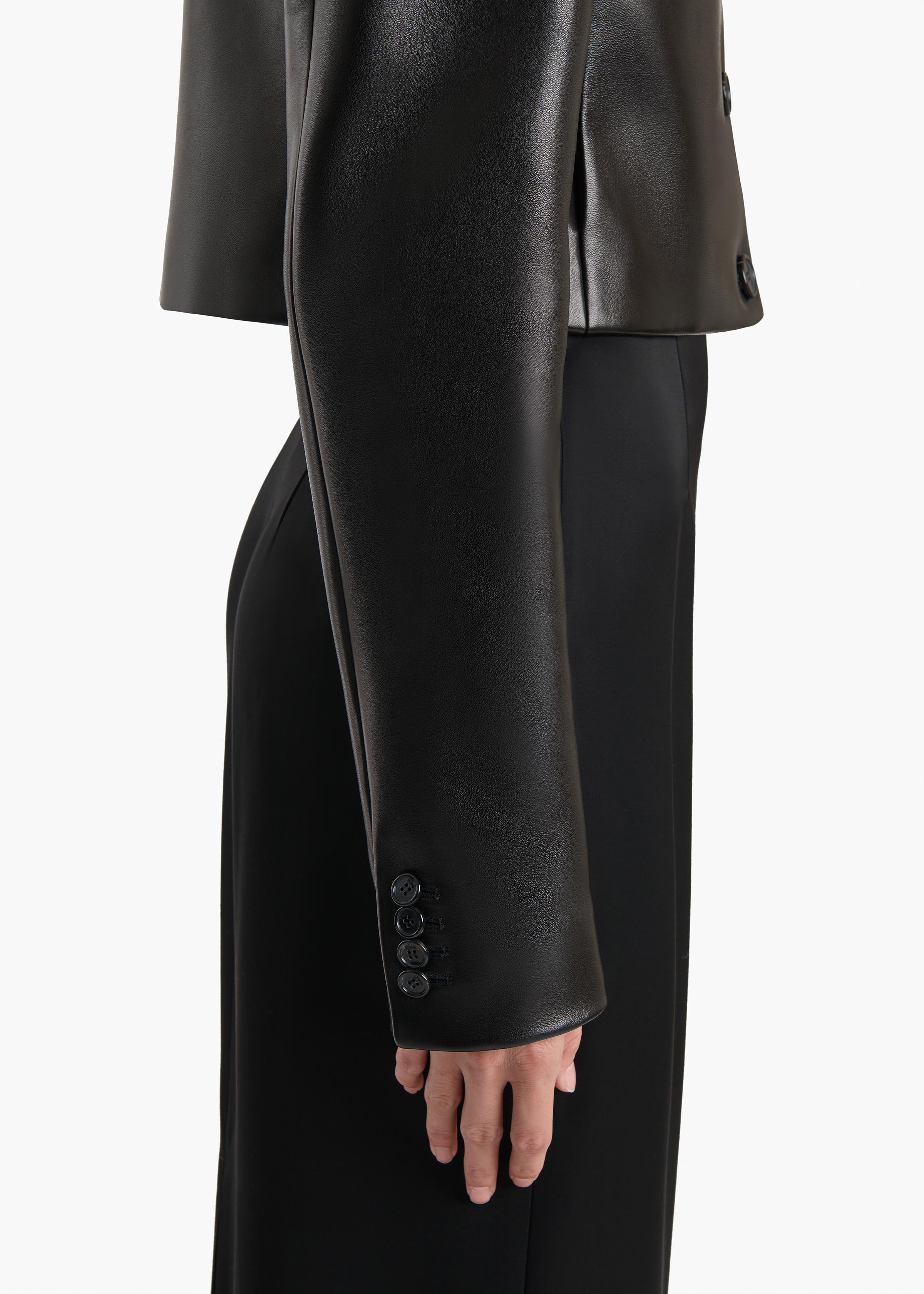 Roto Jacket in Black Leather