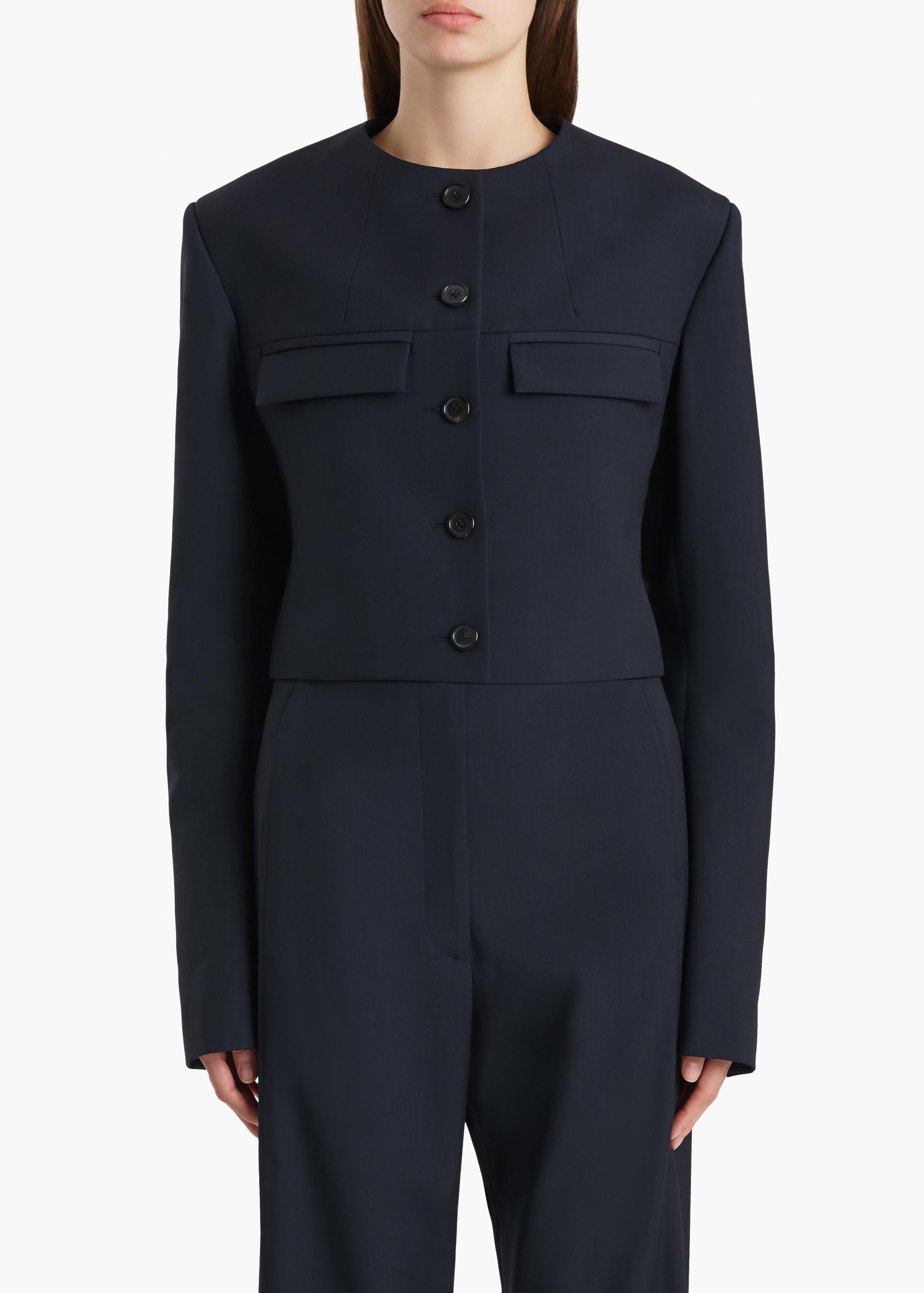 ジャケット・アウター keity Roto Jacket in Dark Navy – KHAITE