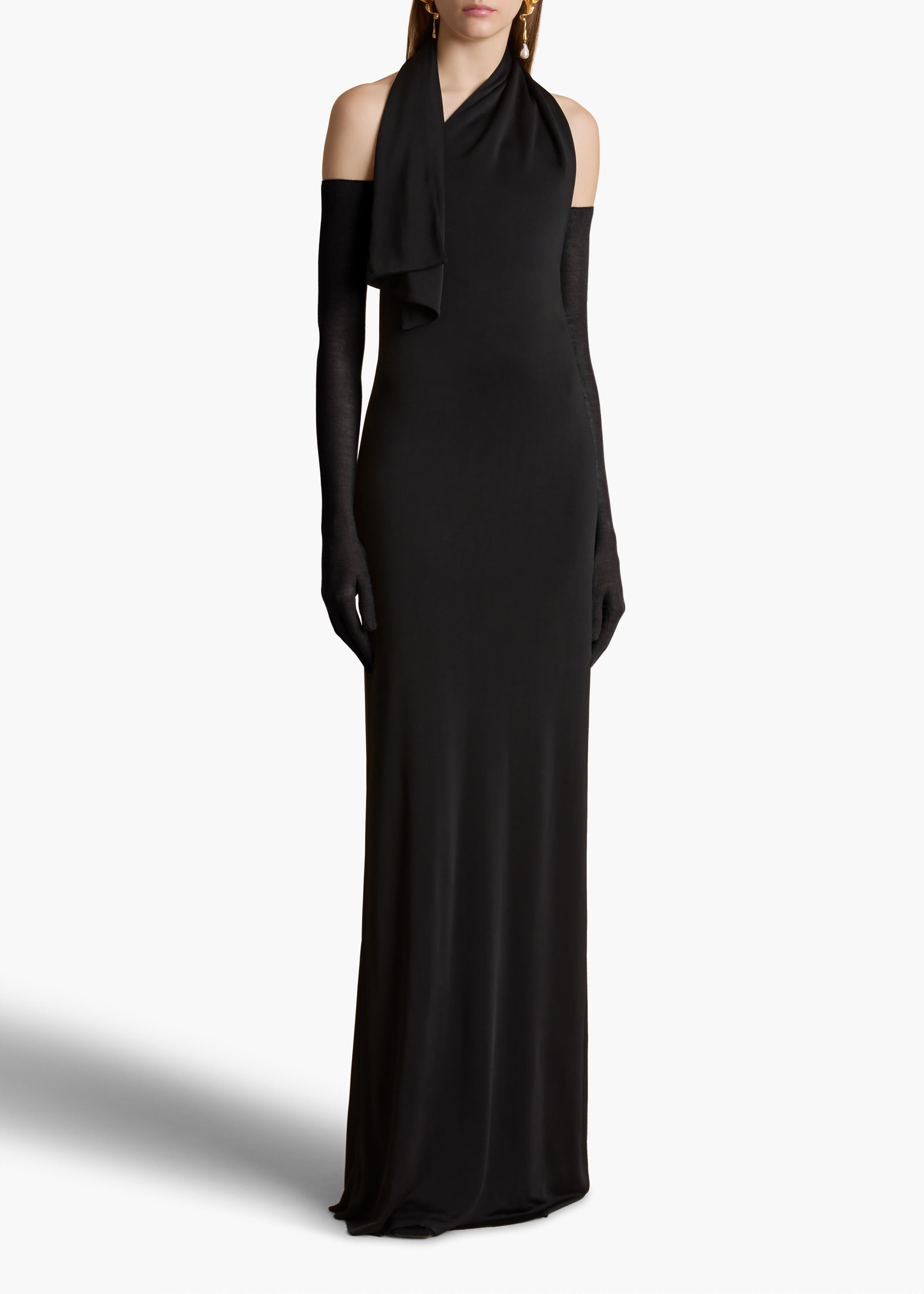 Roza Dress in Black STYLED VIEW