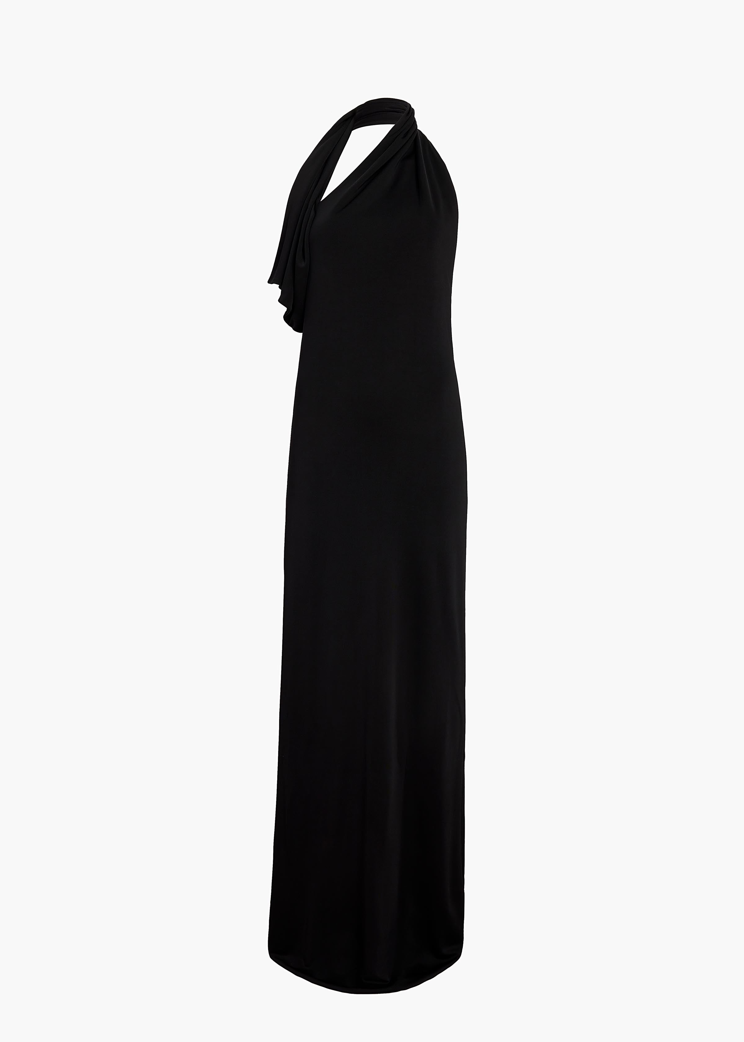 Roza Dress in Black FLAT VIEW