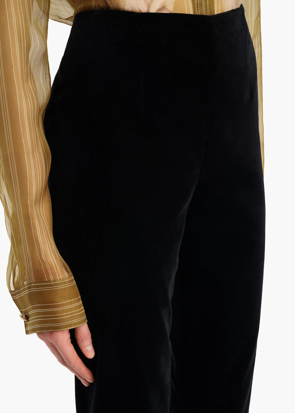 Ryden Pant in Black Velvet