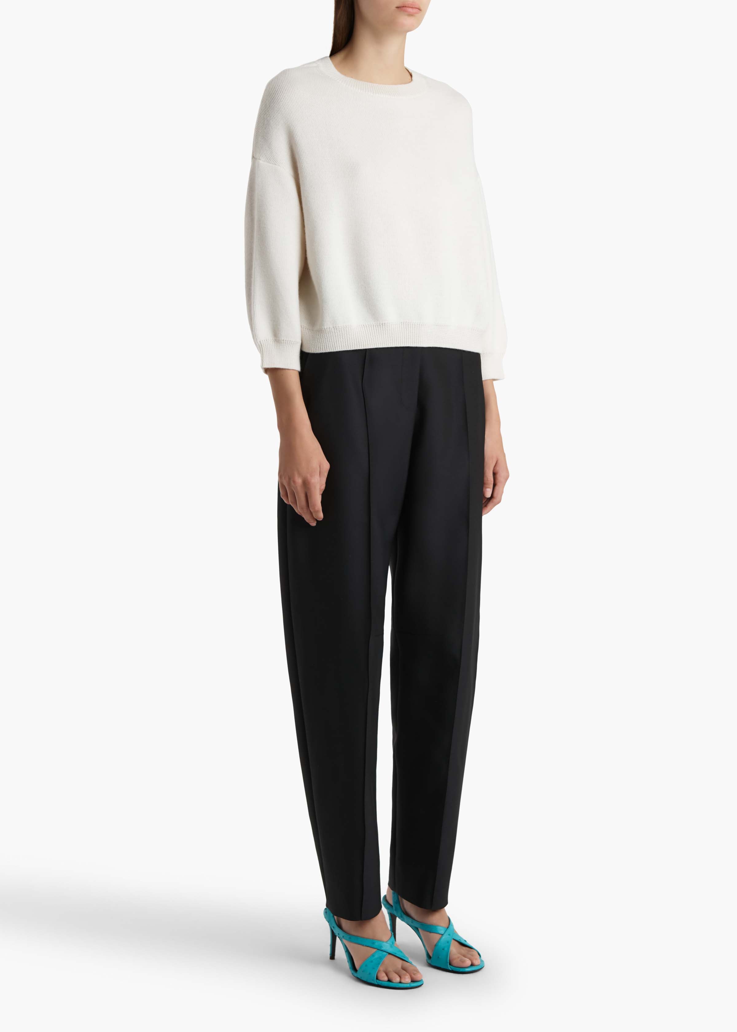 Sabina Sweater in Ivory – KHAITE