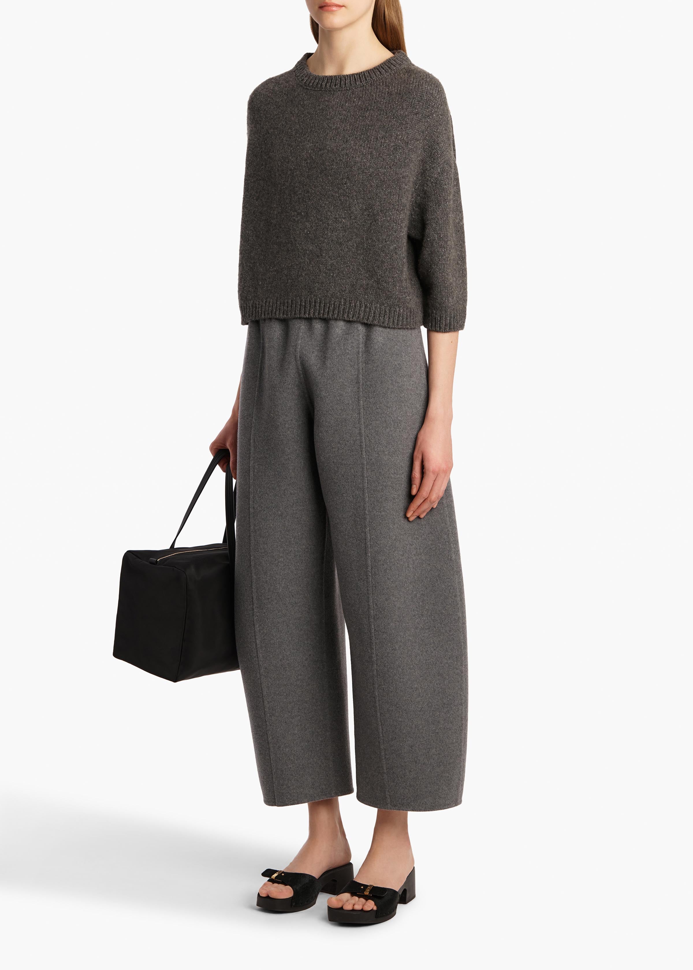 KHAITE  - Sabina Sweater in Stone