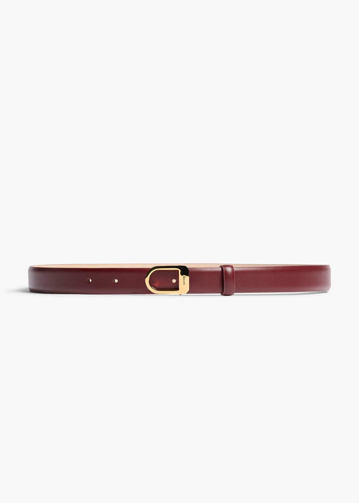 Saddle Belt Oxblood Leather
