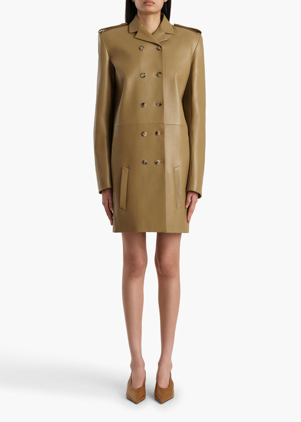 SADRA COAT GOLDEN OCHRE 71561012 980 A STYLED