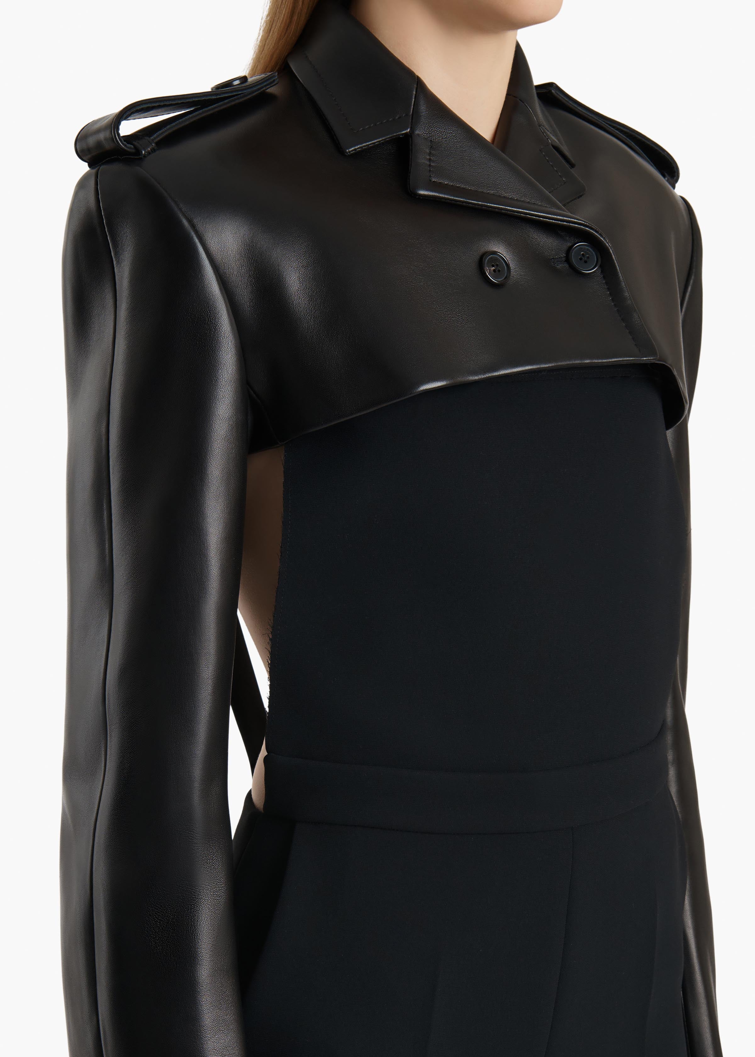 Sadran Jacket in Black Leather