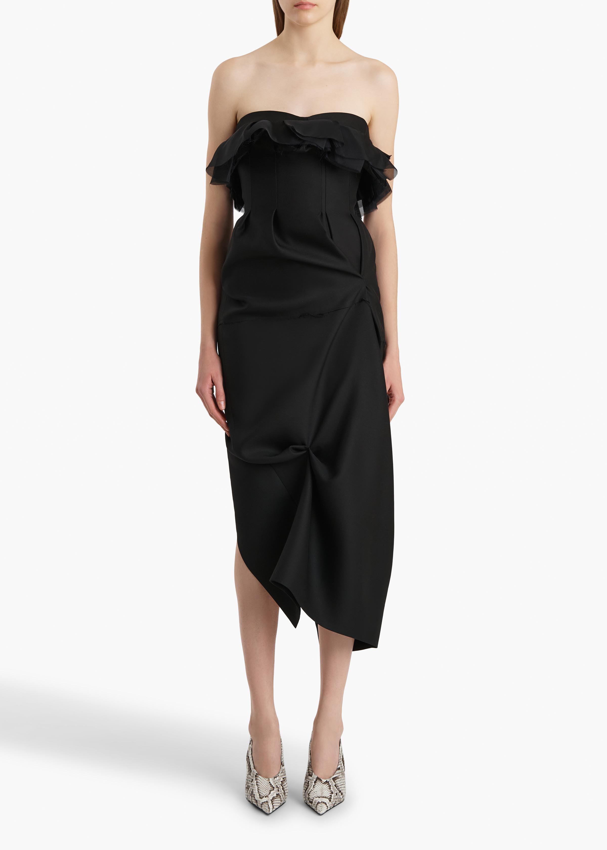 Salm Dress in Black
