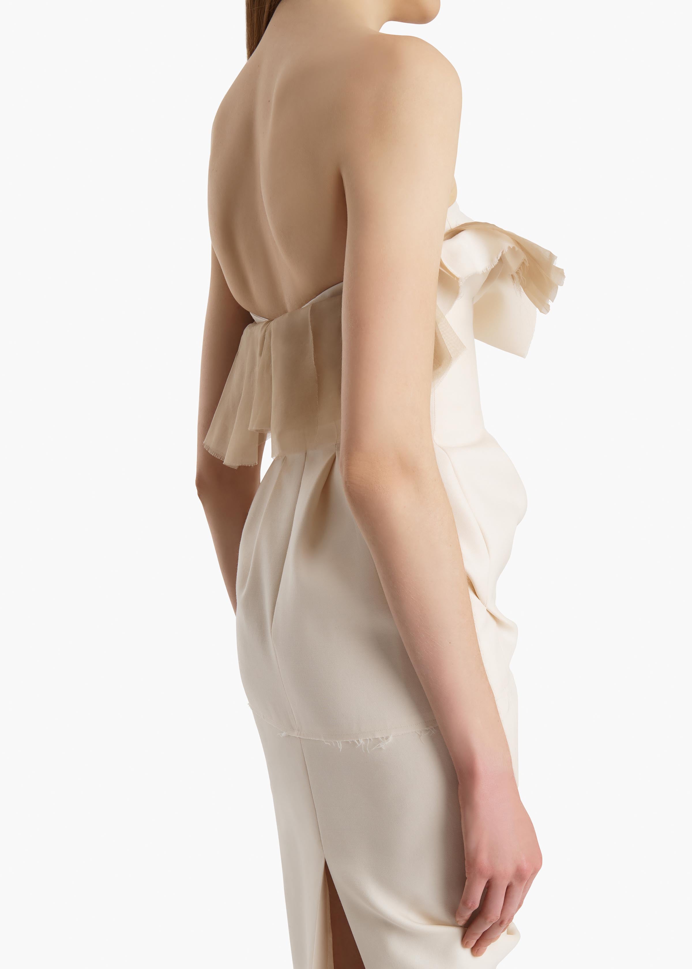 Salm Dress in Cream